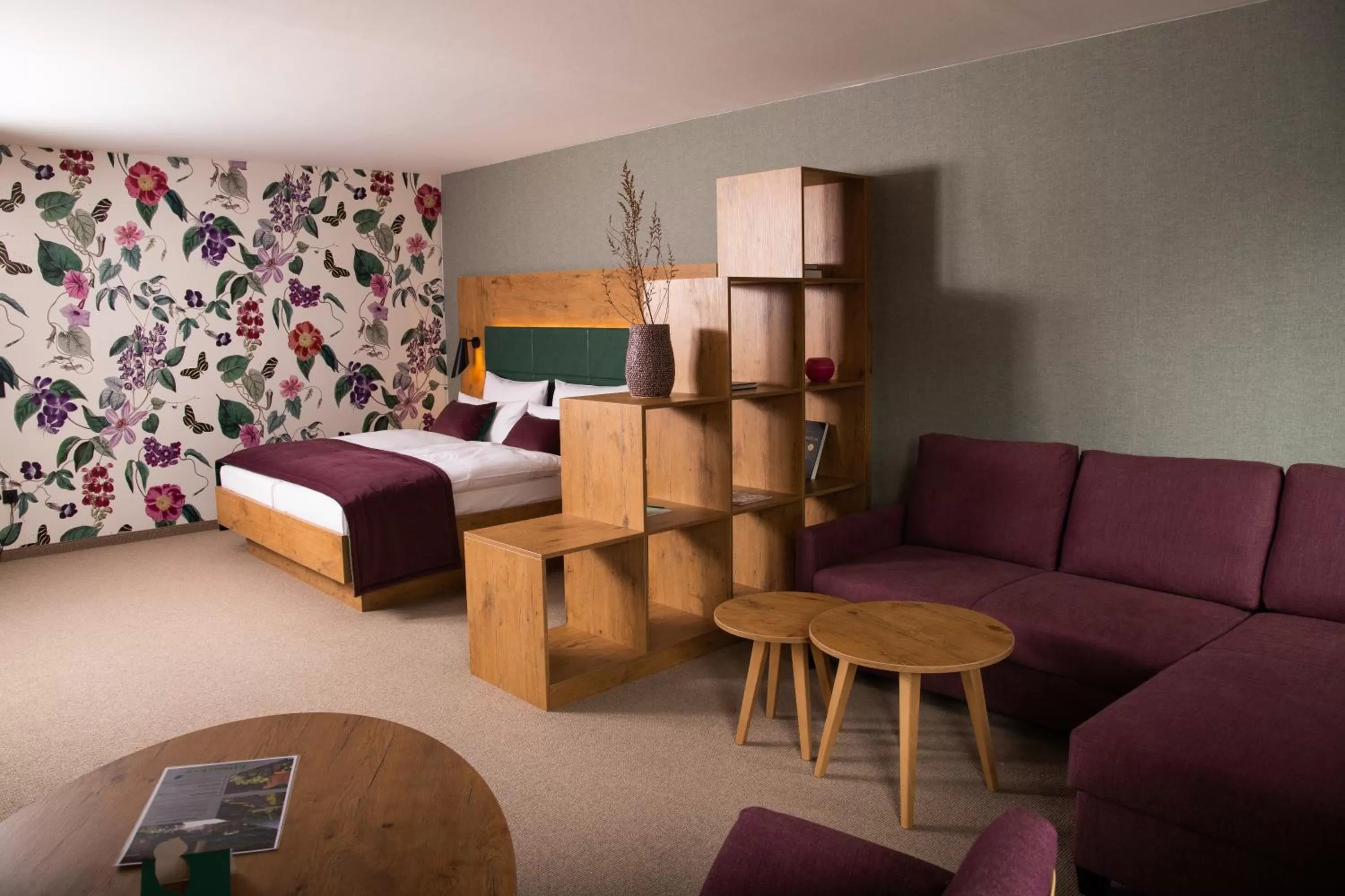 Bed in Hotel Elfbuchen