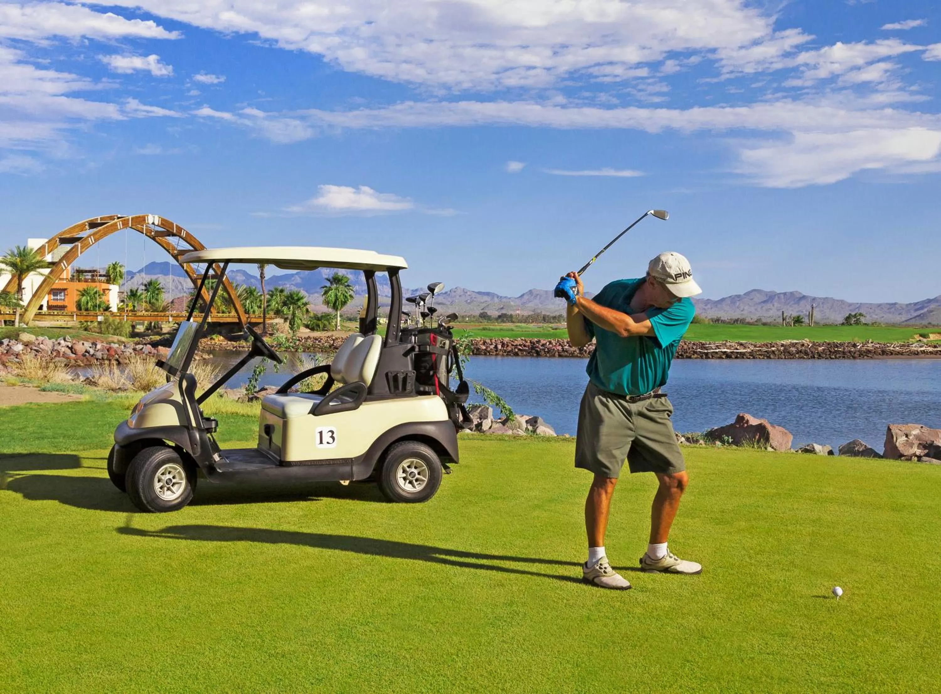 Golfcourse in Loreto Bay Golf & Sea at Baja