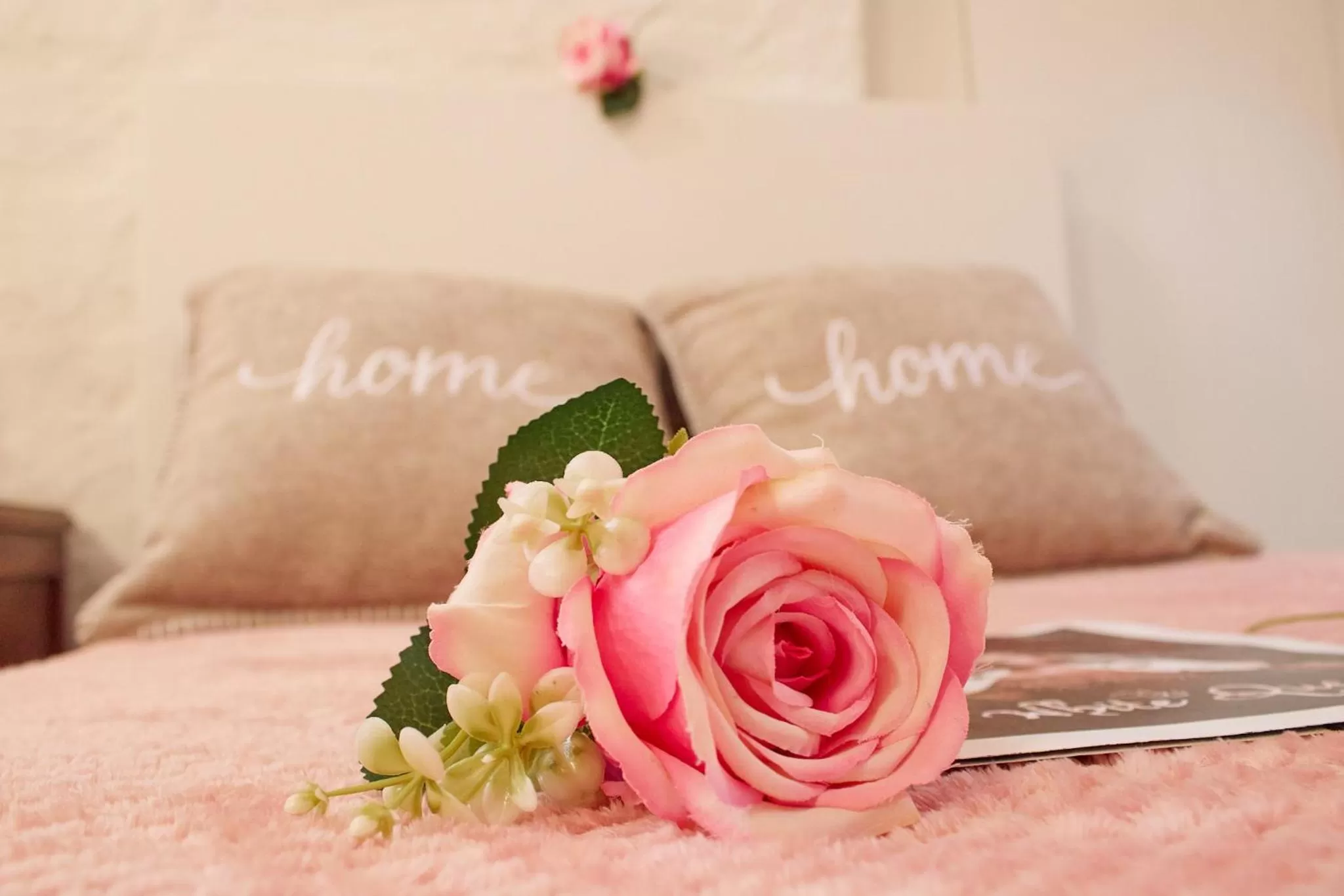 Bed in The White Queen B&B