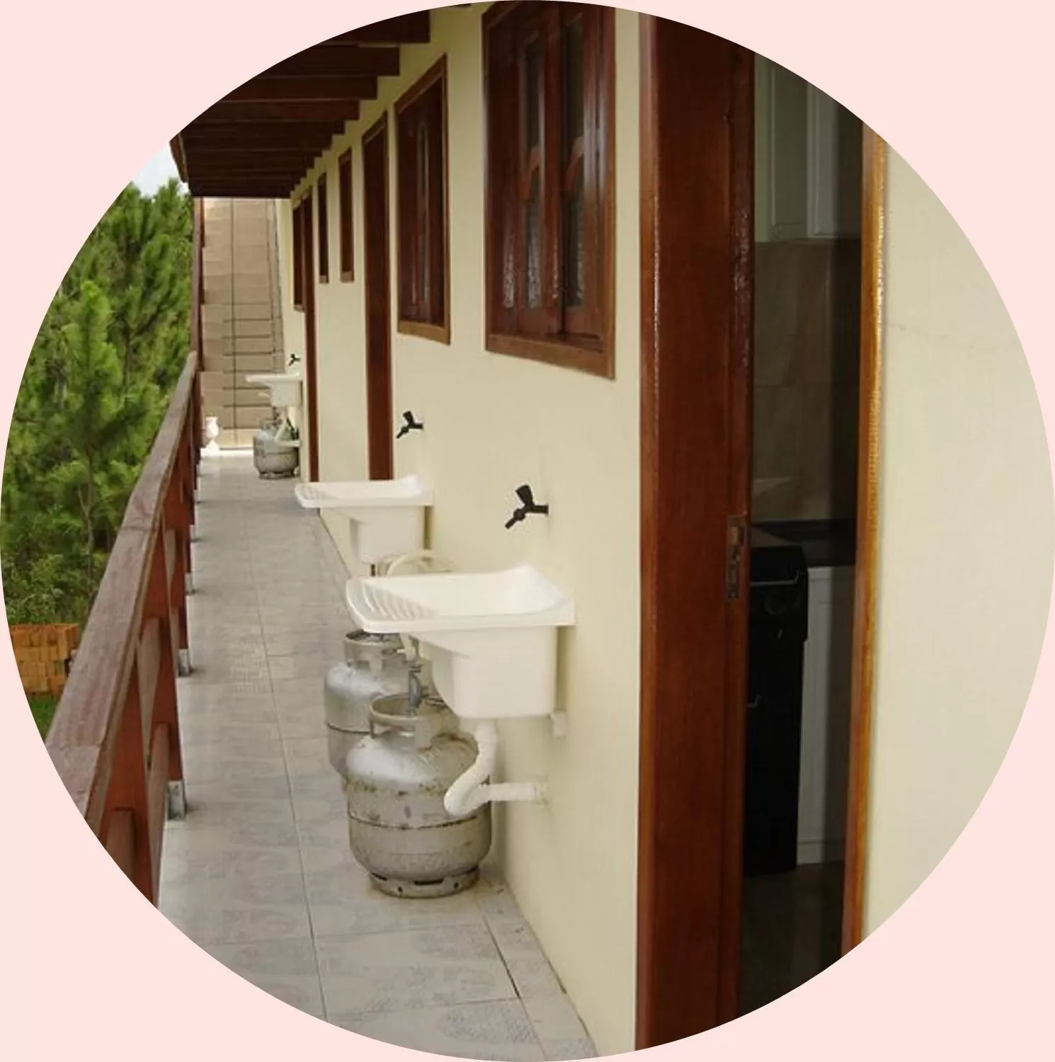 Garden view in Pousada Ilha Margarita