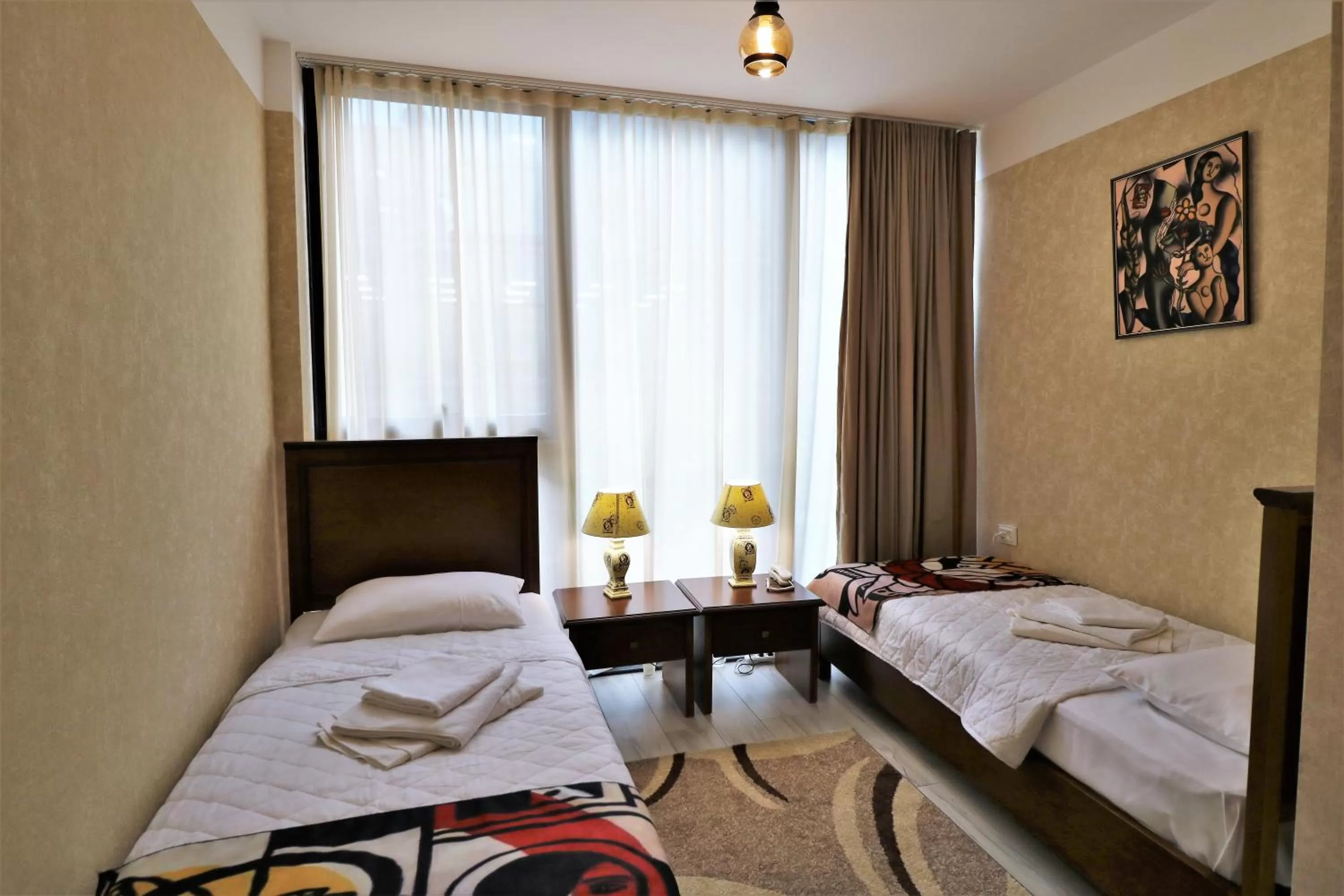 Bed in Hotel Liberty Theatre