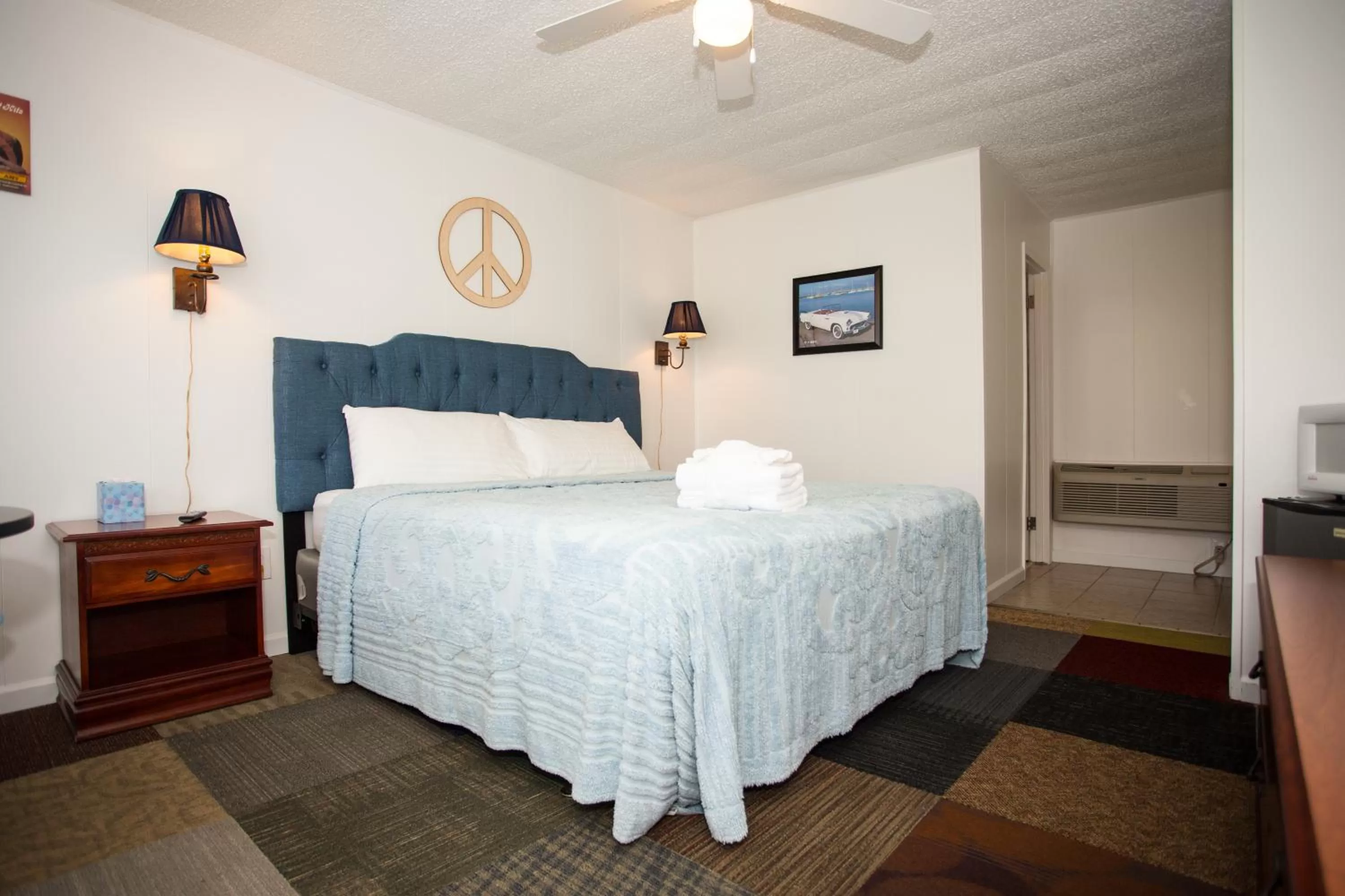 Bedroom, Bed in Sunset Motel