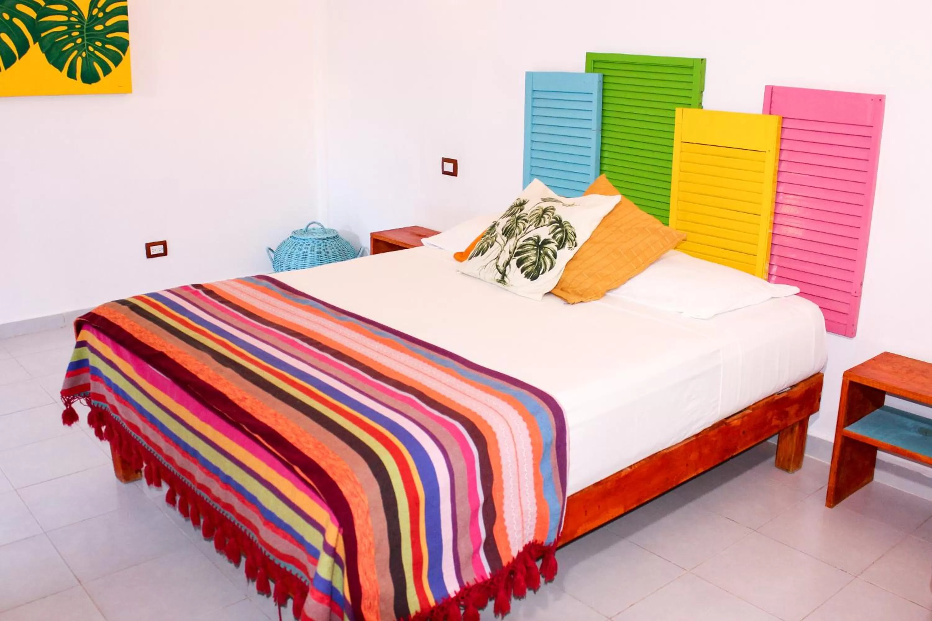 Bed in Vainilla Bed and Breakfast Mexico