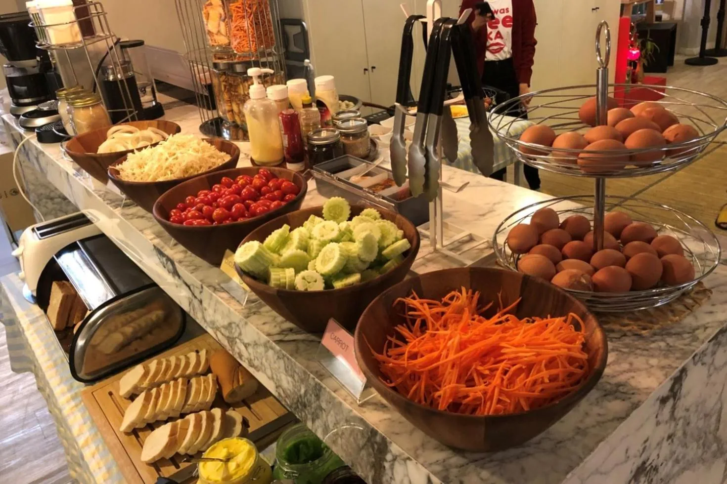 Breakfast in Kinnon Deluxe Hostel Coworking Cafe