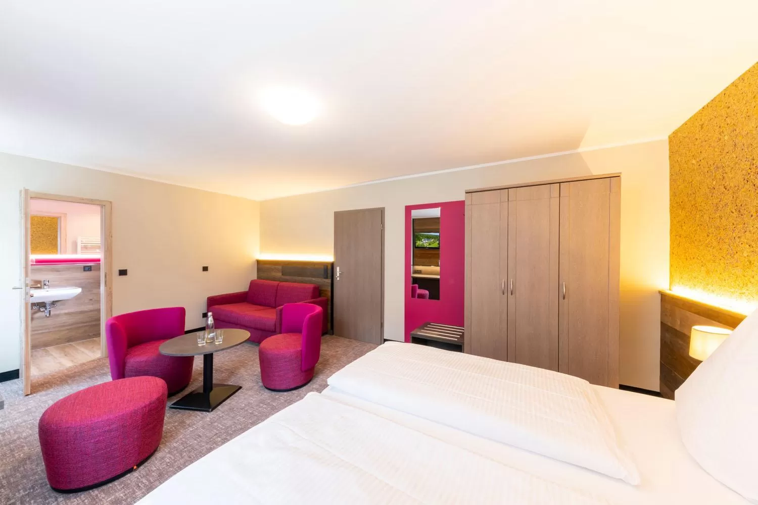 Photo of the whole room, Bed in Hotel Waldmühle