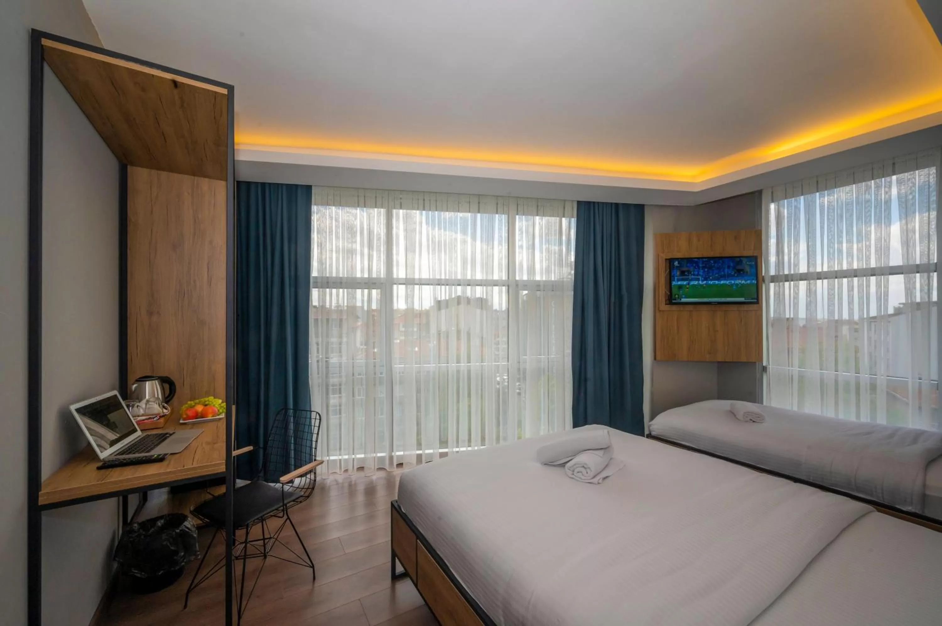 Photo of the whole room, Bed in Çorlu Dem Hotel