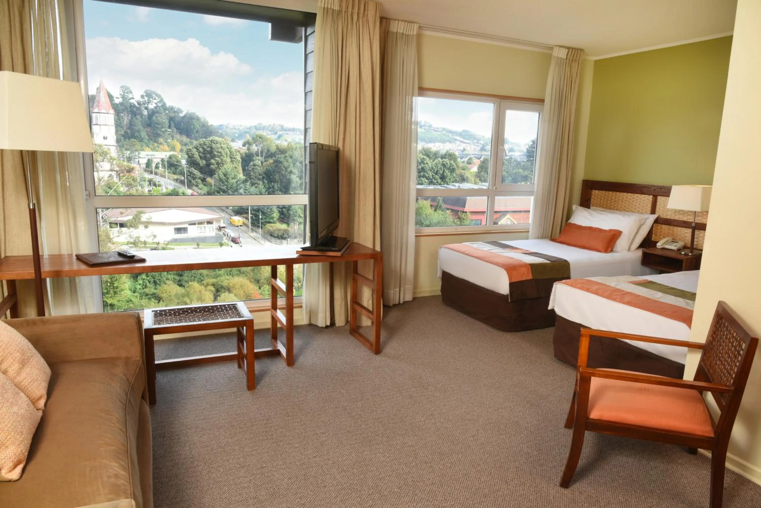 Bedroom, Bed in Solace Hotel Puerto Varas