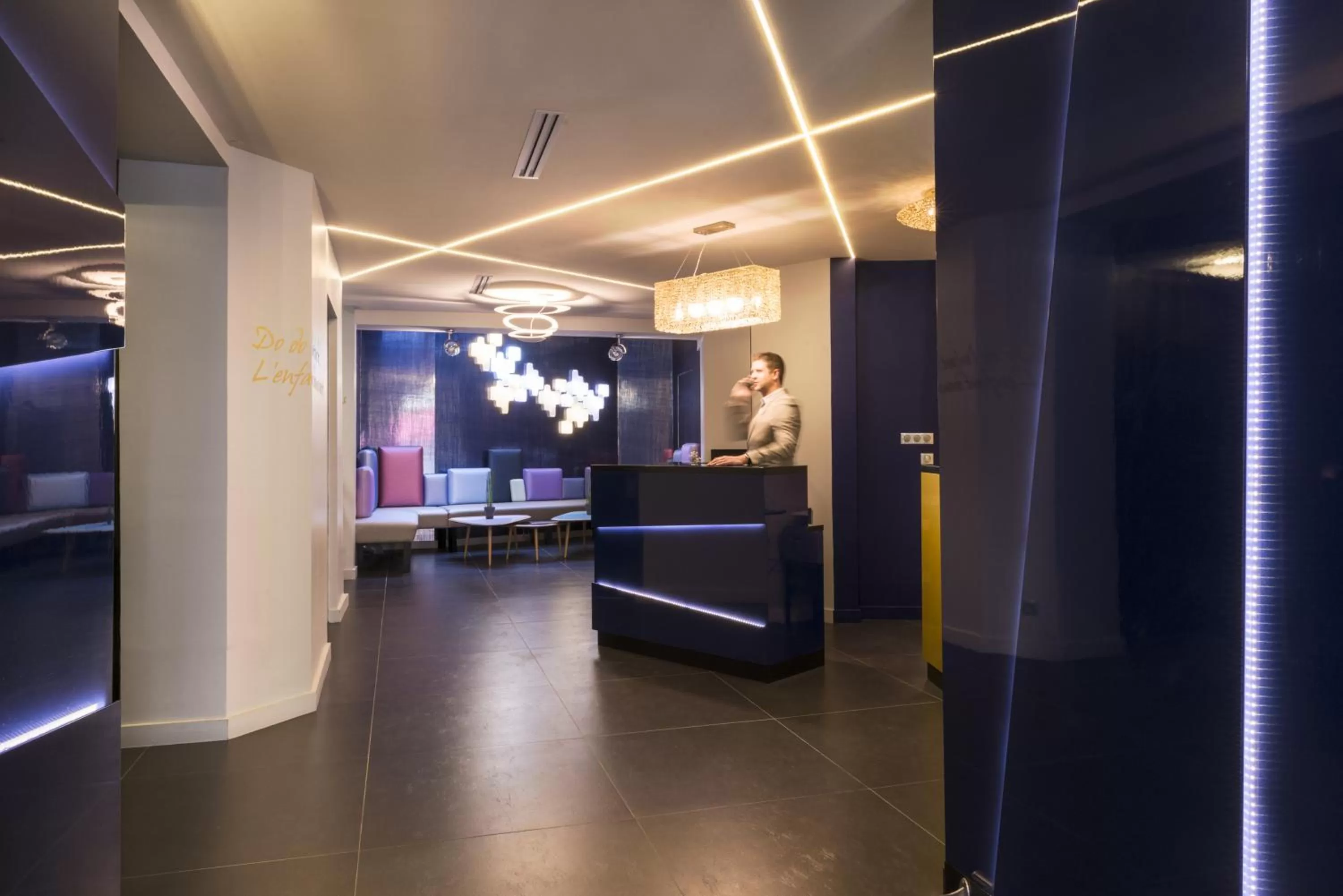 Lobby or reception in Le Bon Hôtel