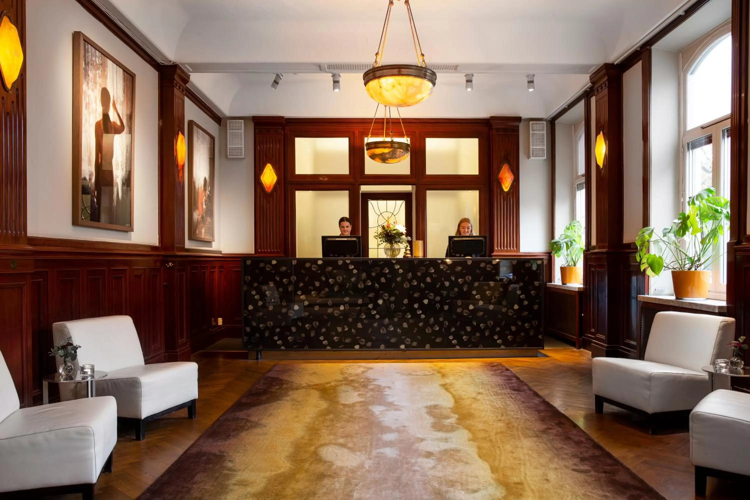 Lobby or reception in Elite Stadshotellet Karlstad, Hotel & Spa