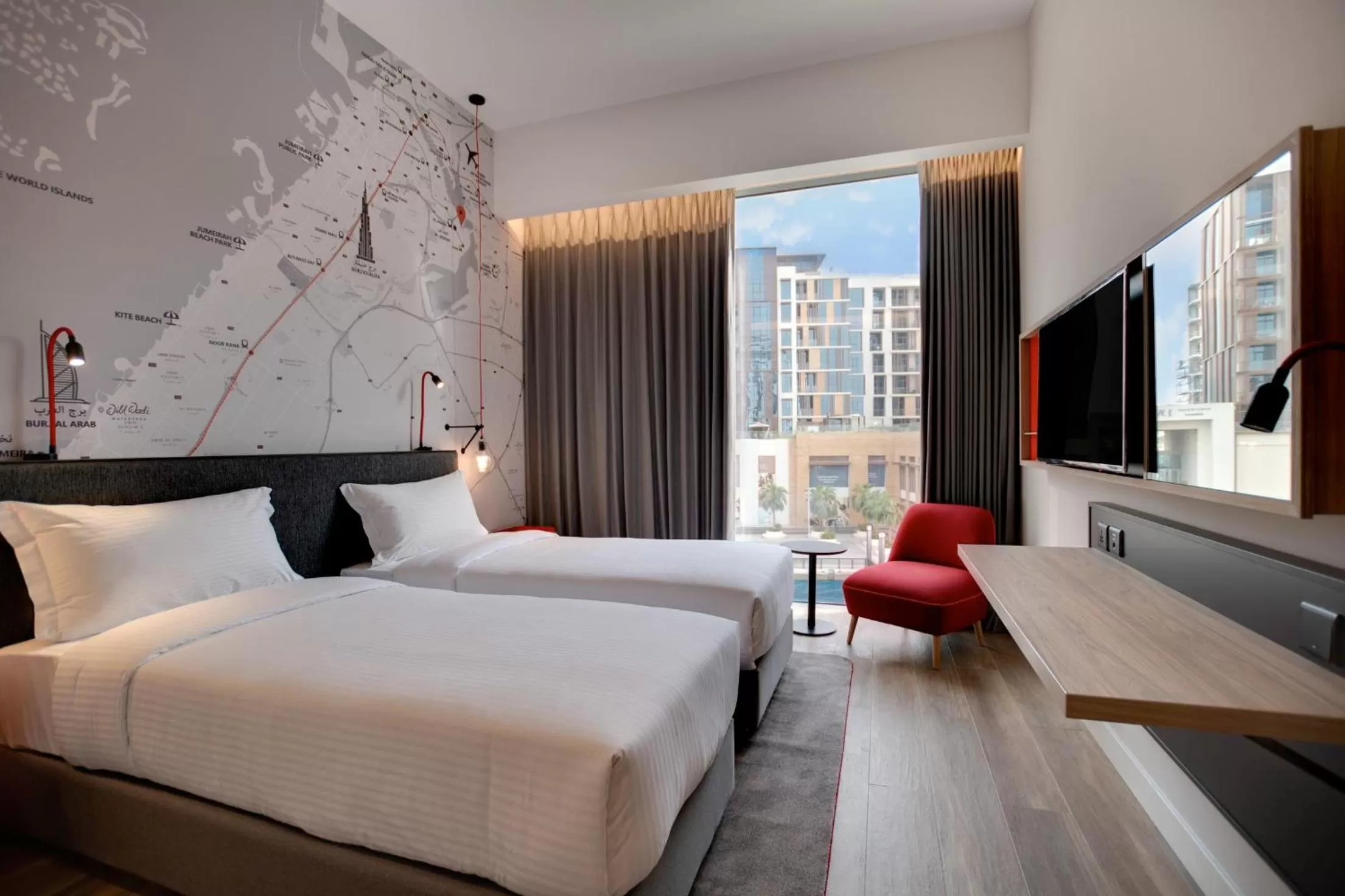 Bedroom, Bed in IntercityHotel Dubai Jaddaf Waterfront