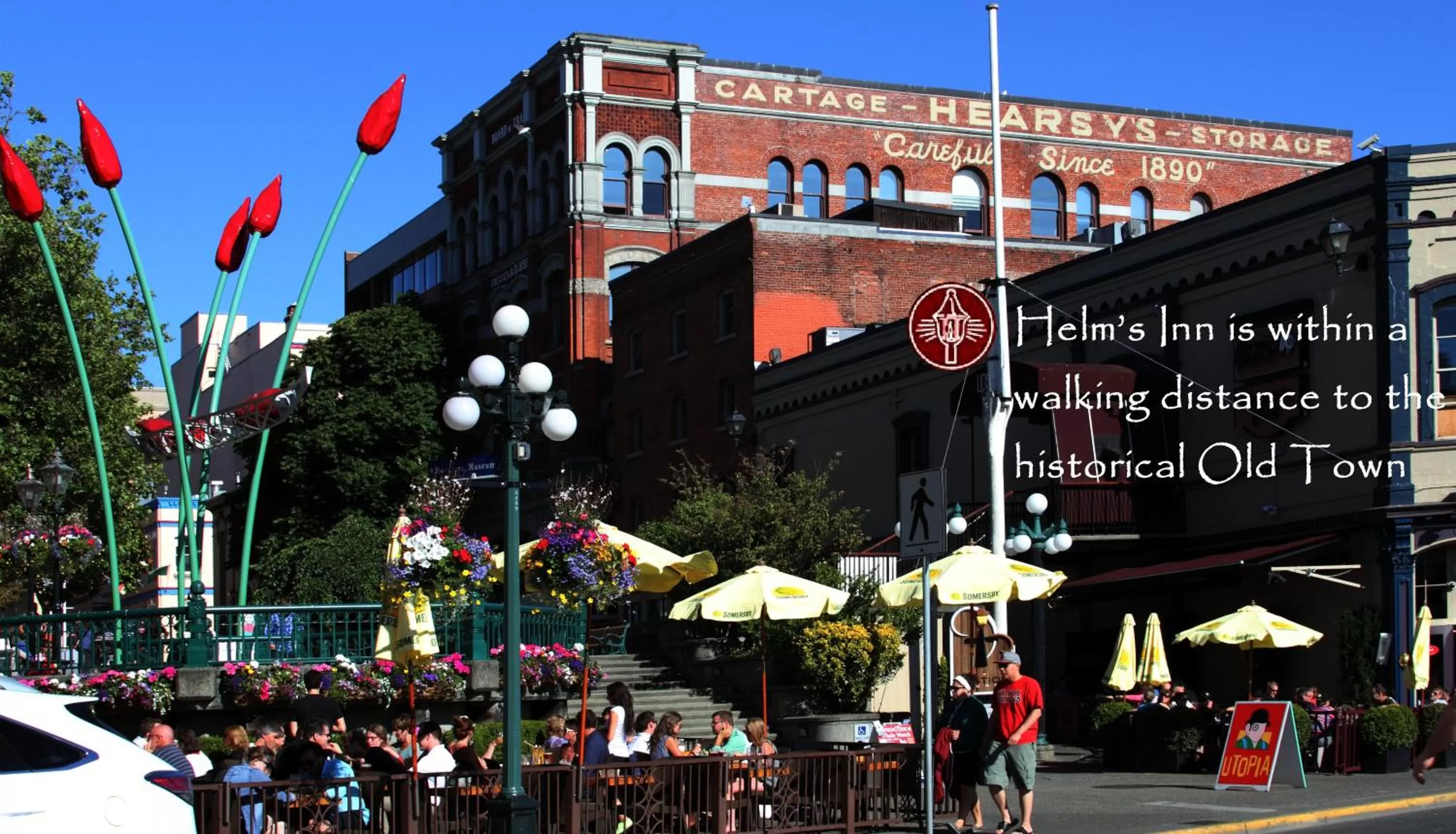 Area and facilities in Helm's Inn