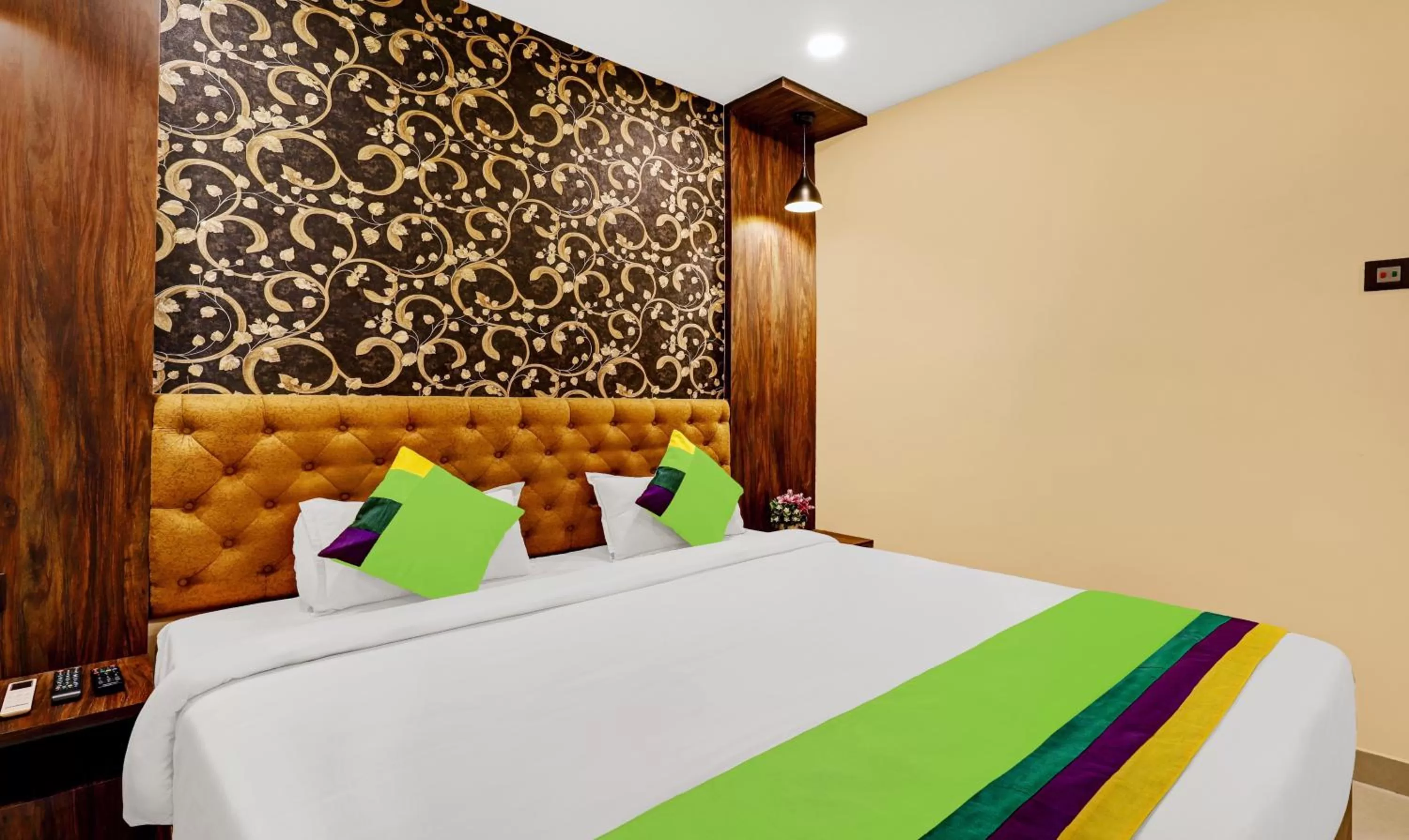 Bedroom, Bed in Treebo Spring Brook