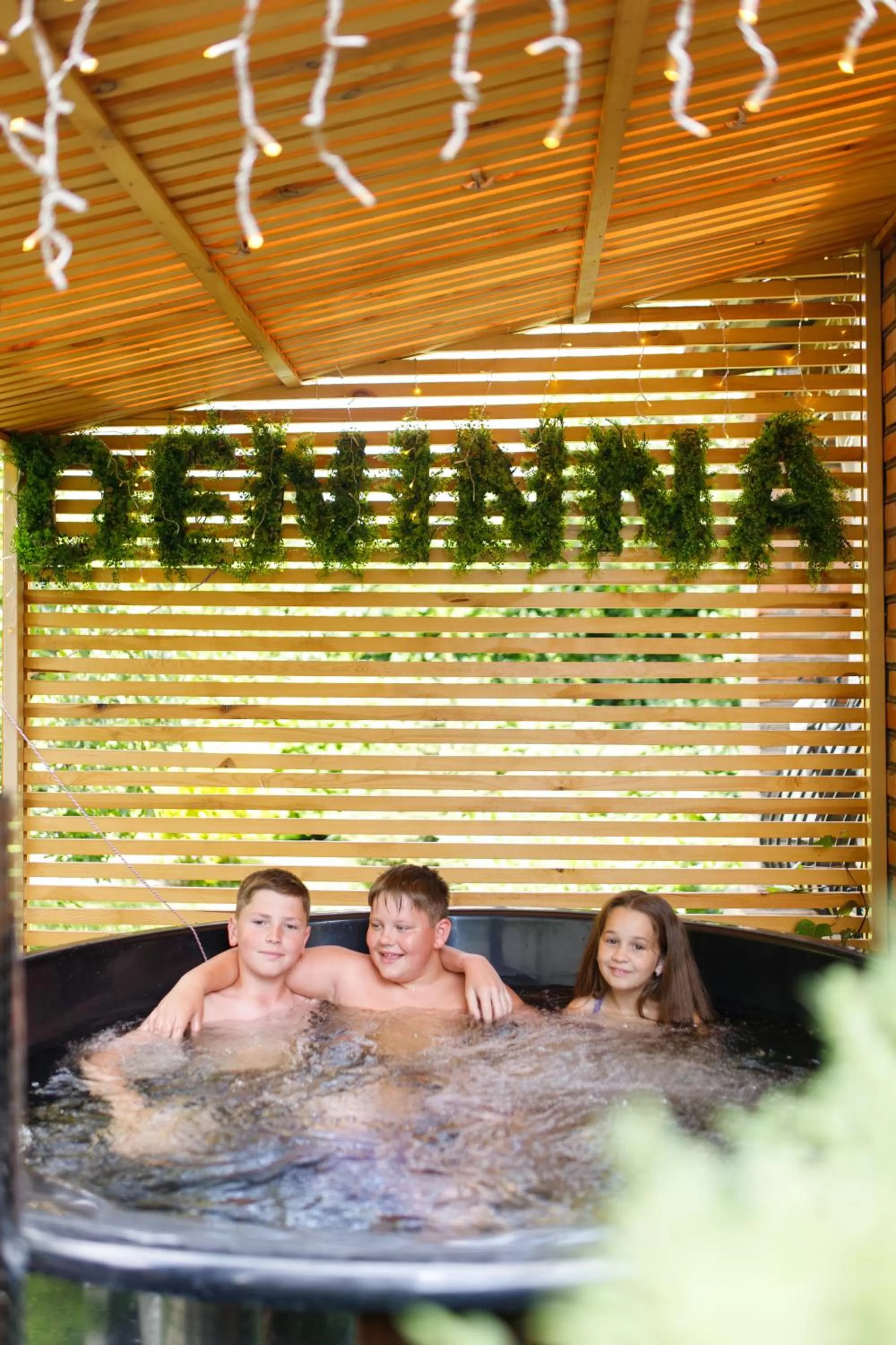 Open Air Bath in Hotel & Spa DENINNA