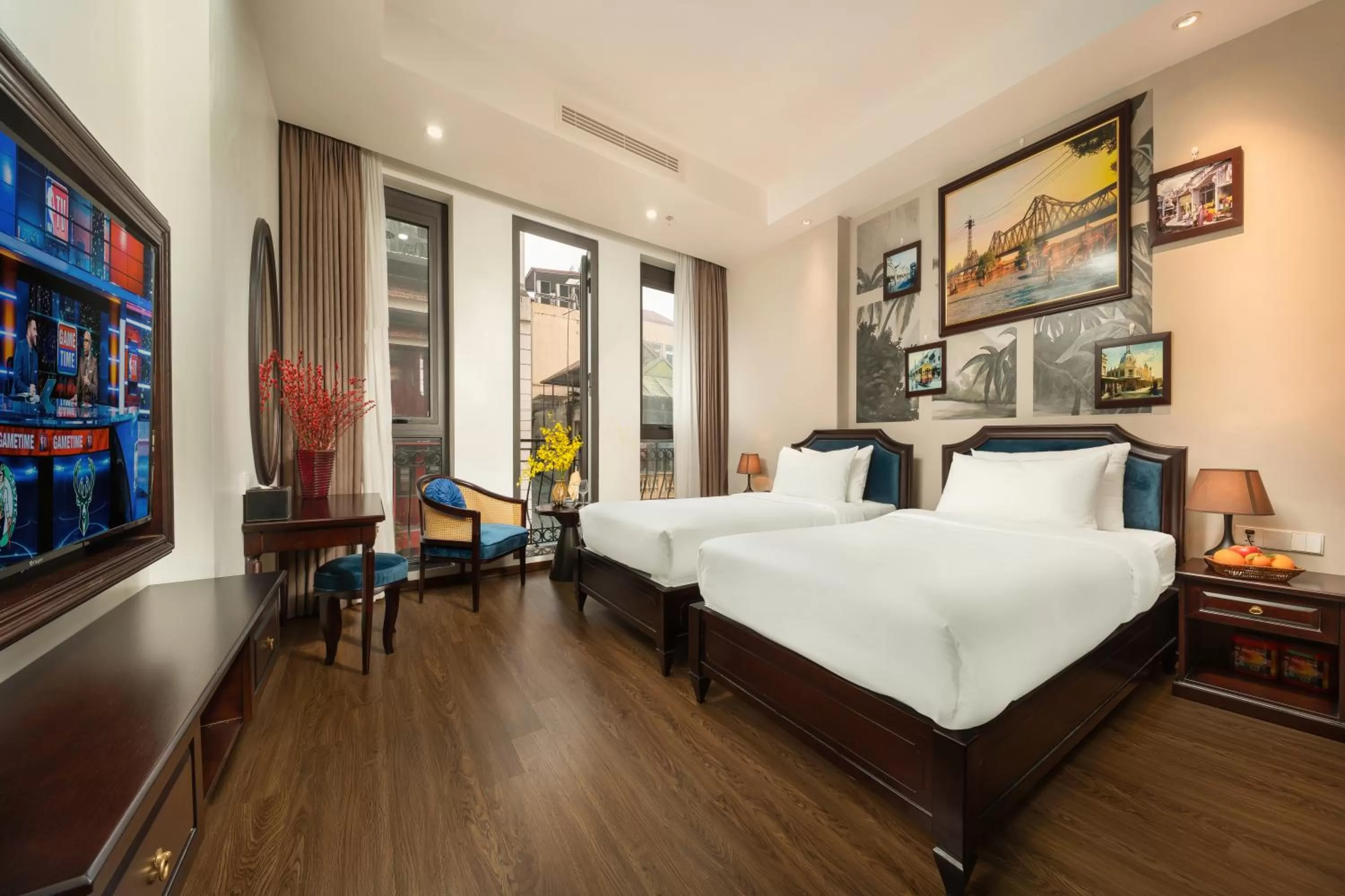 Bed in Hanoi Fiesta Grand Hotel and Spa