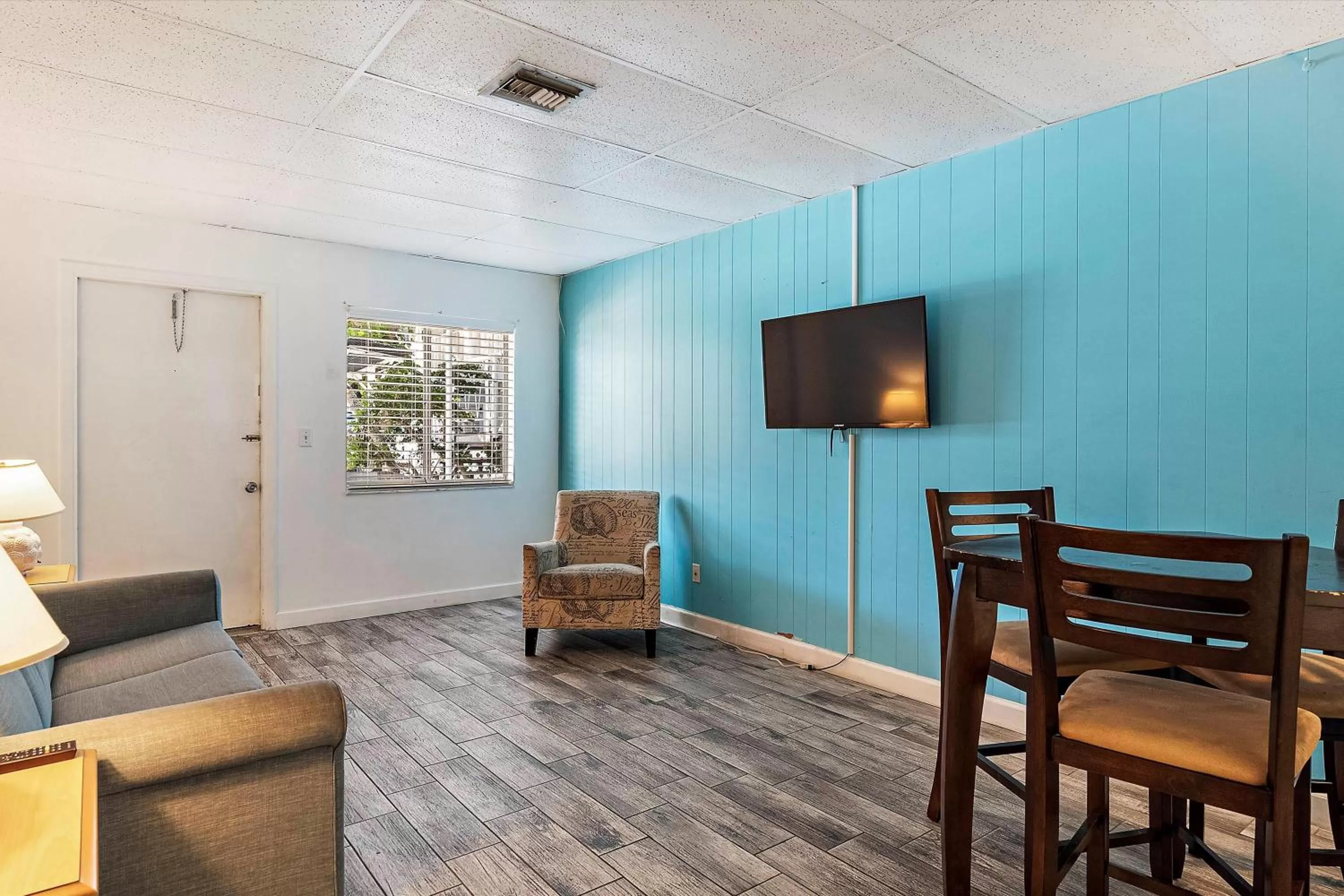 Living room in Malibu Resort Motel