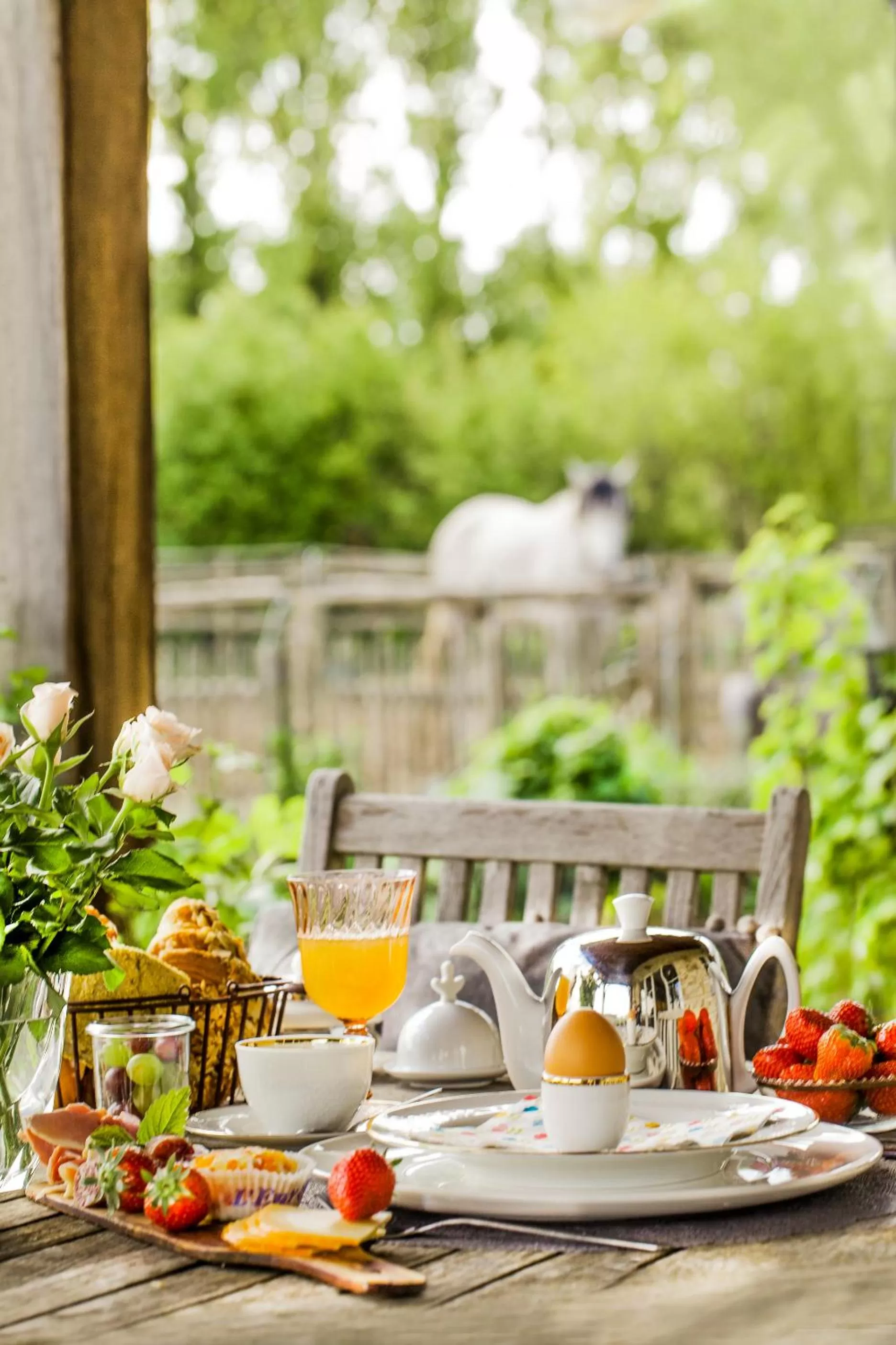 Balcony/Terrace in B&B De Vossenbarm