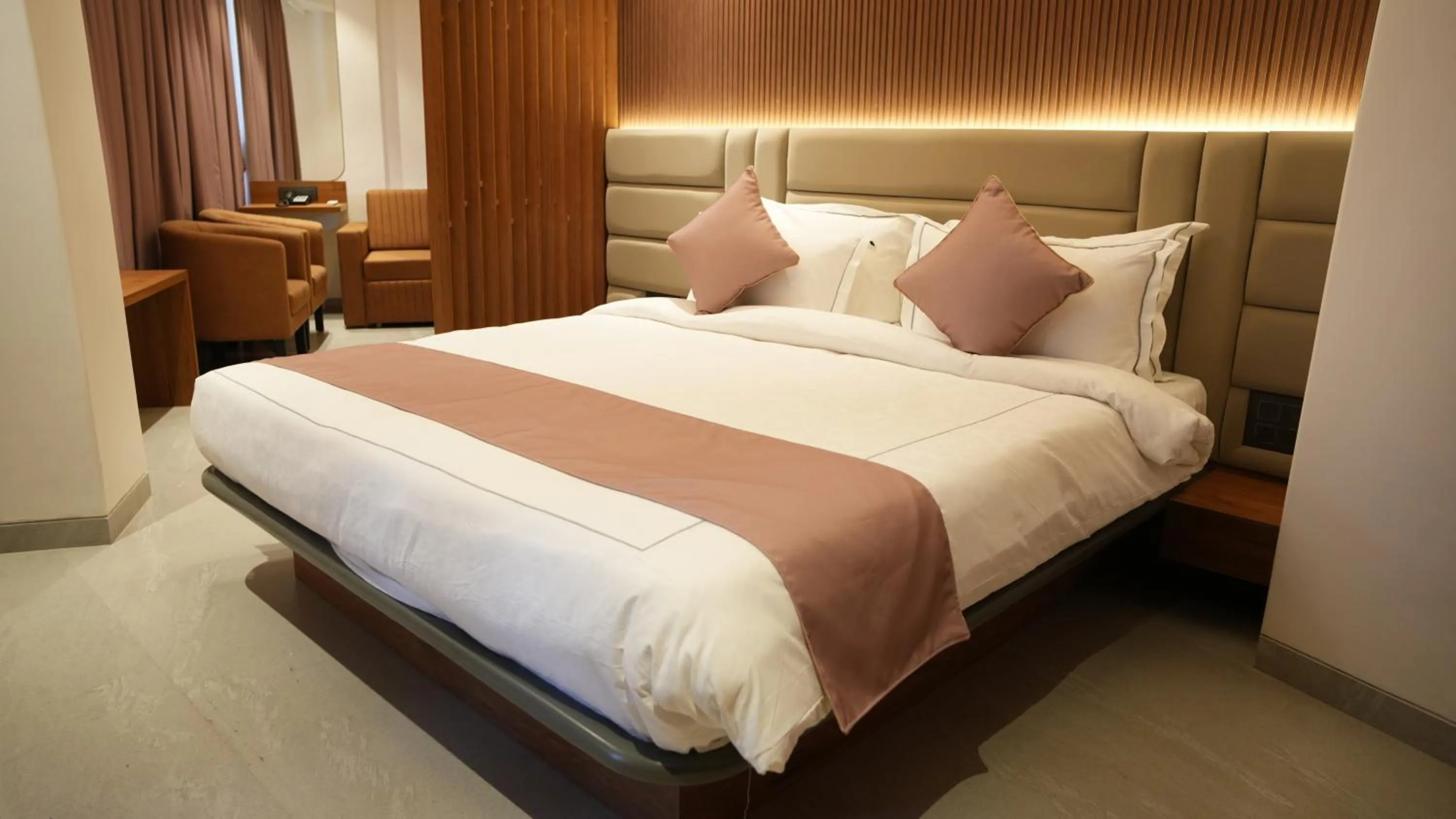 Bed in Jivanta Shirdi