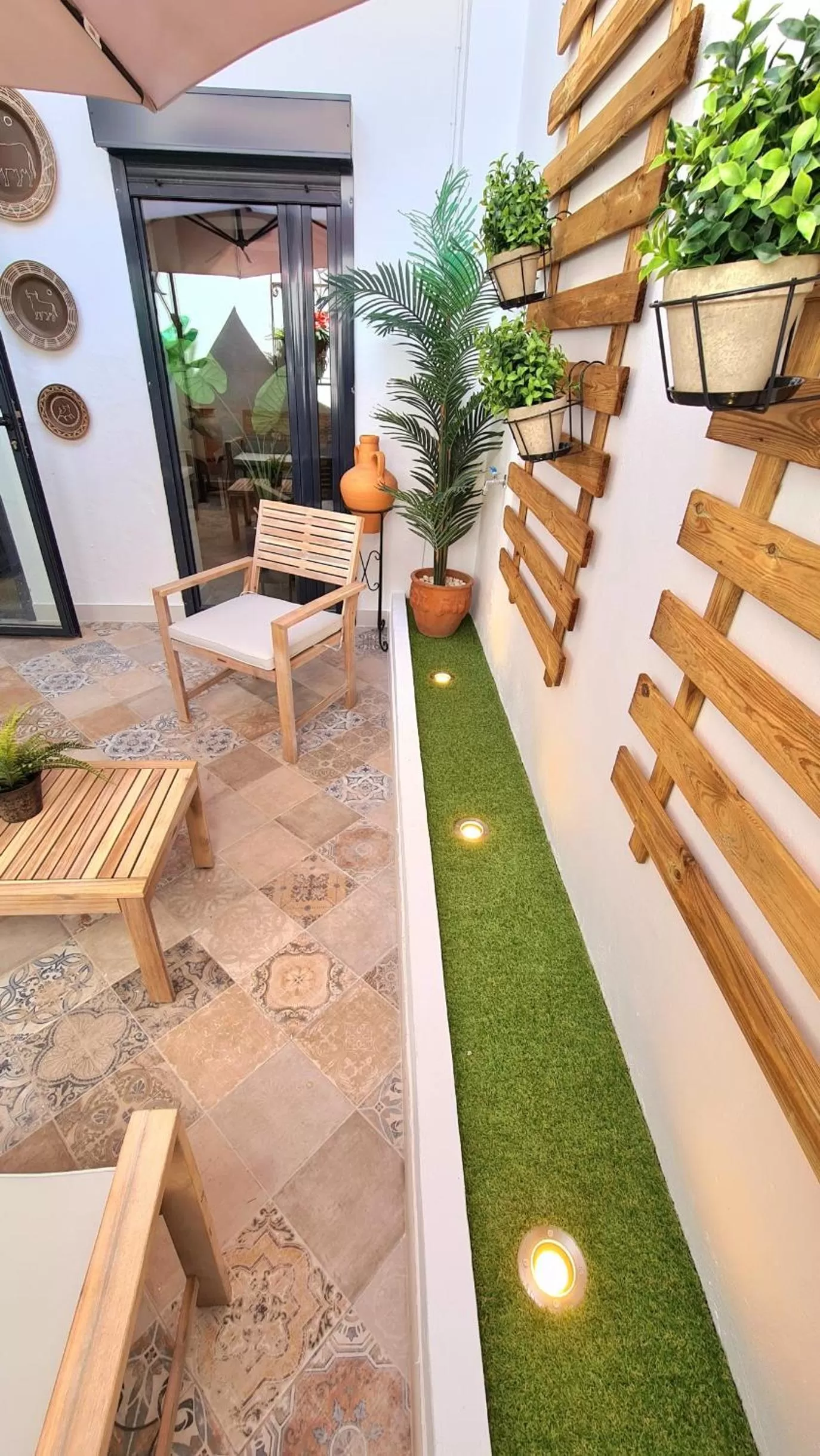 Patio in Apartamentos de la Huerta