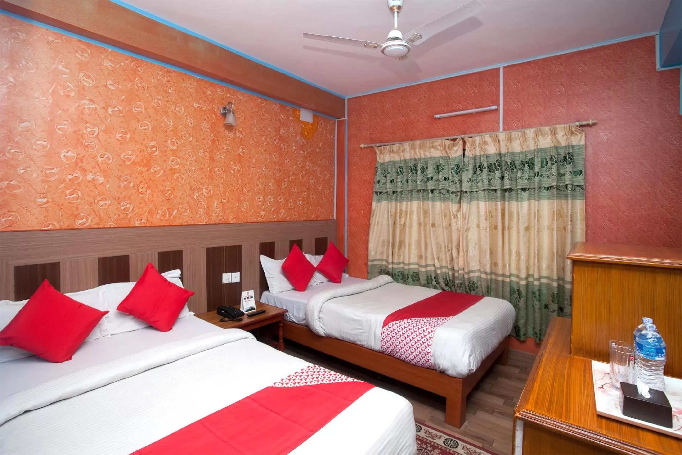 Quadruple Room with Bathroom - single occupancy in Hotel Middle Point Pvt Ltd Quadruple Room with Bathroom - single occupancy in Hotel Middle Point Pvt Ltd