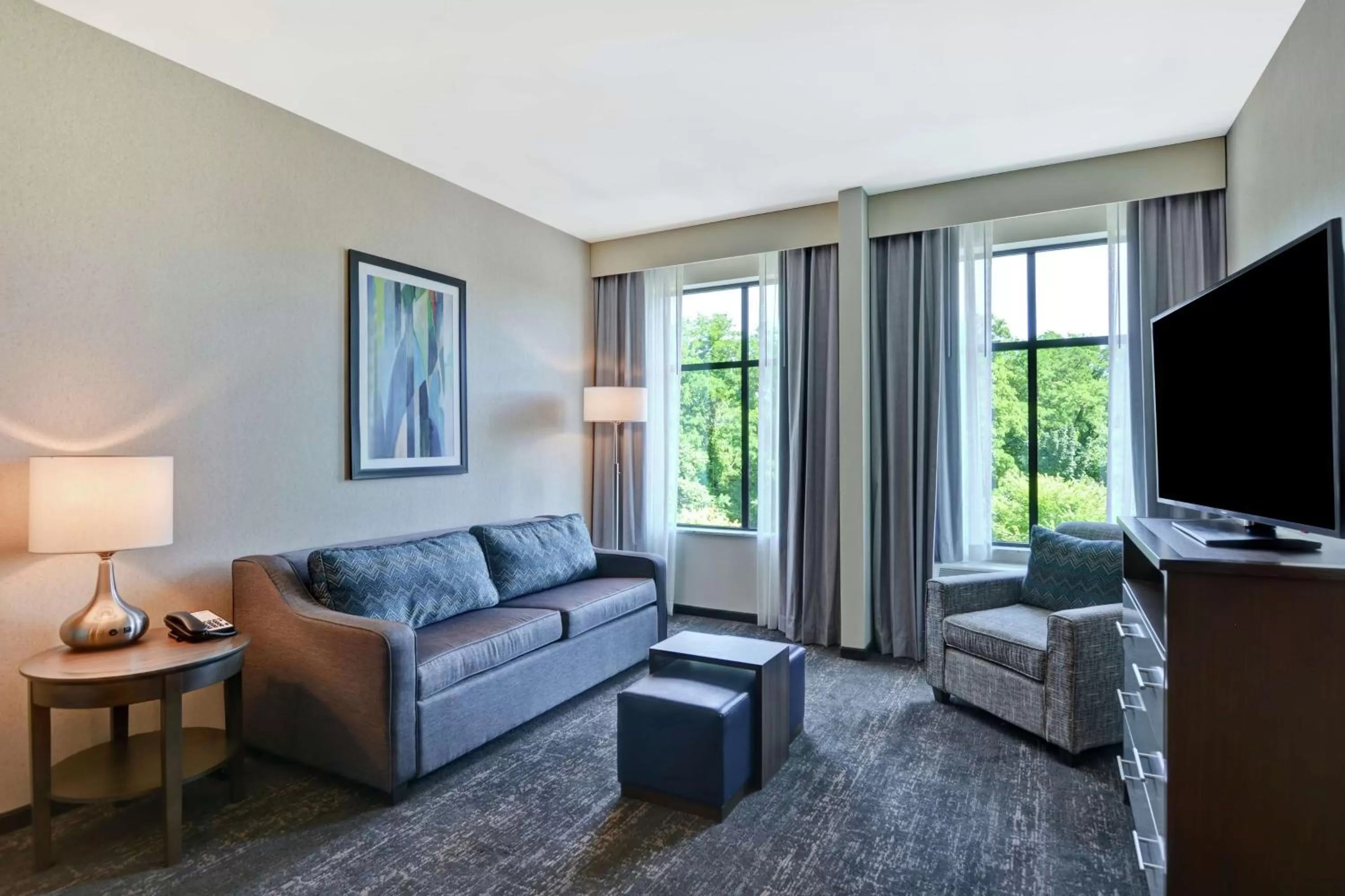 Bedroom in Homewood Suites By Hilton Poughkeepsie