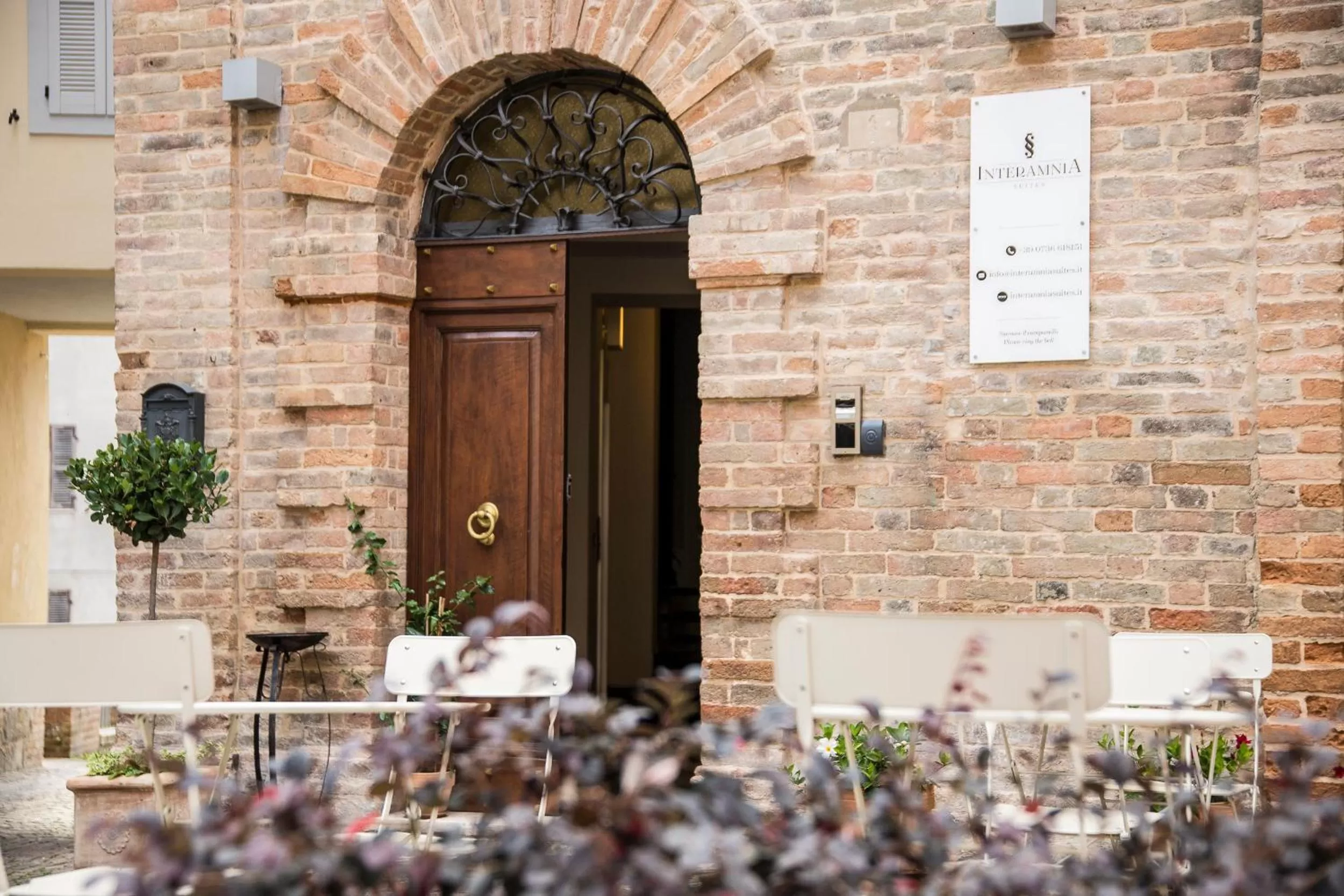 Facade/entrance in Interamnia Boutique Hotel