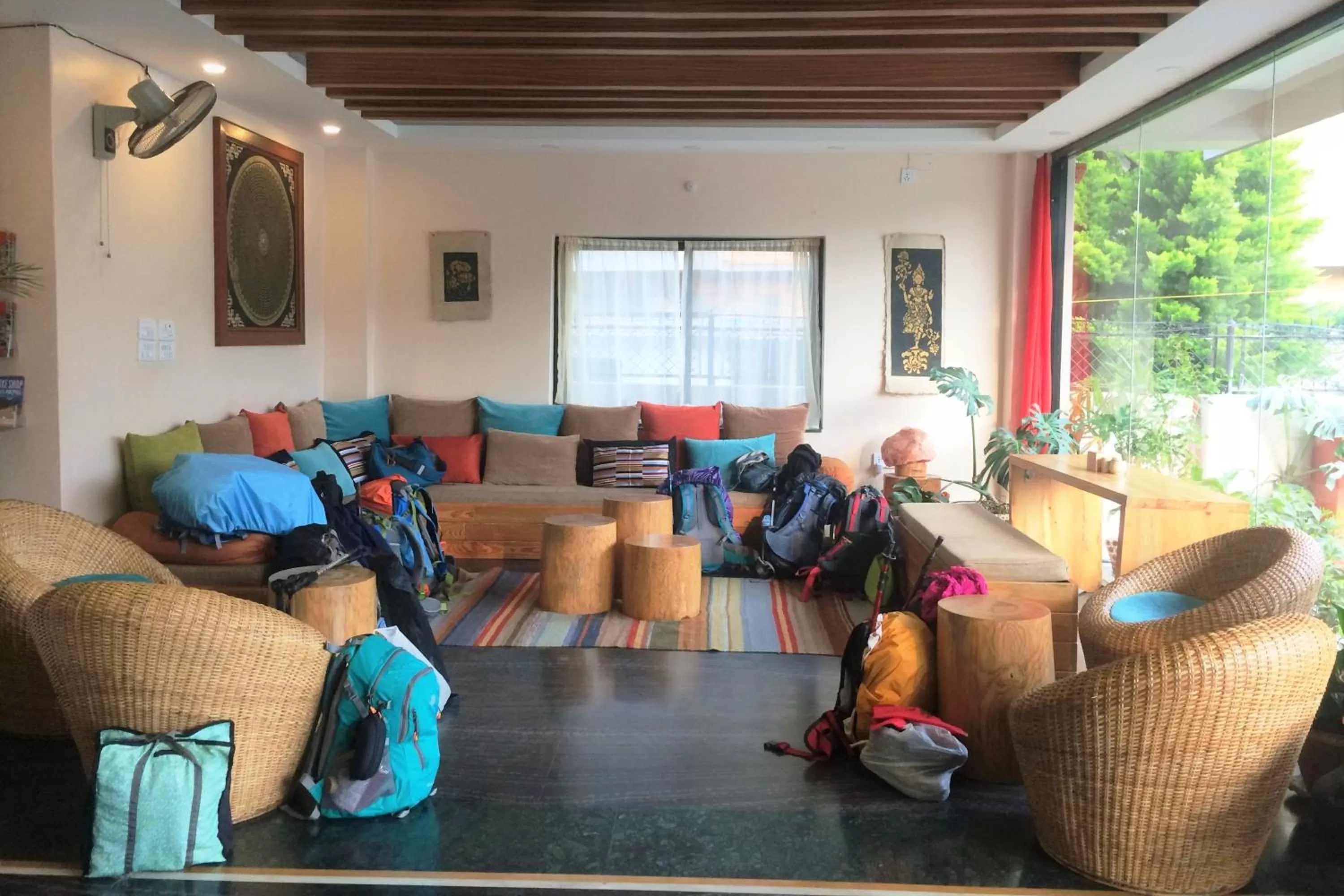 Lobby or reception in Hotel Karuna