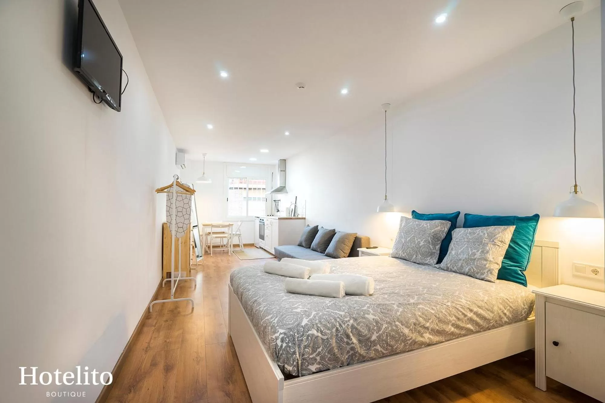 Bed in Hotelito Boutique Mercat