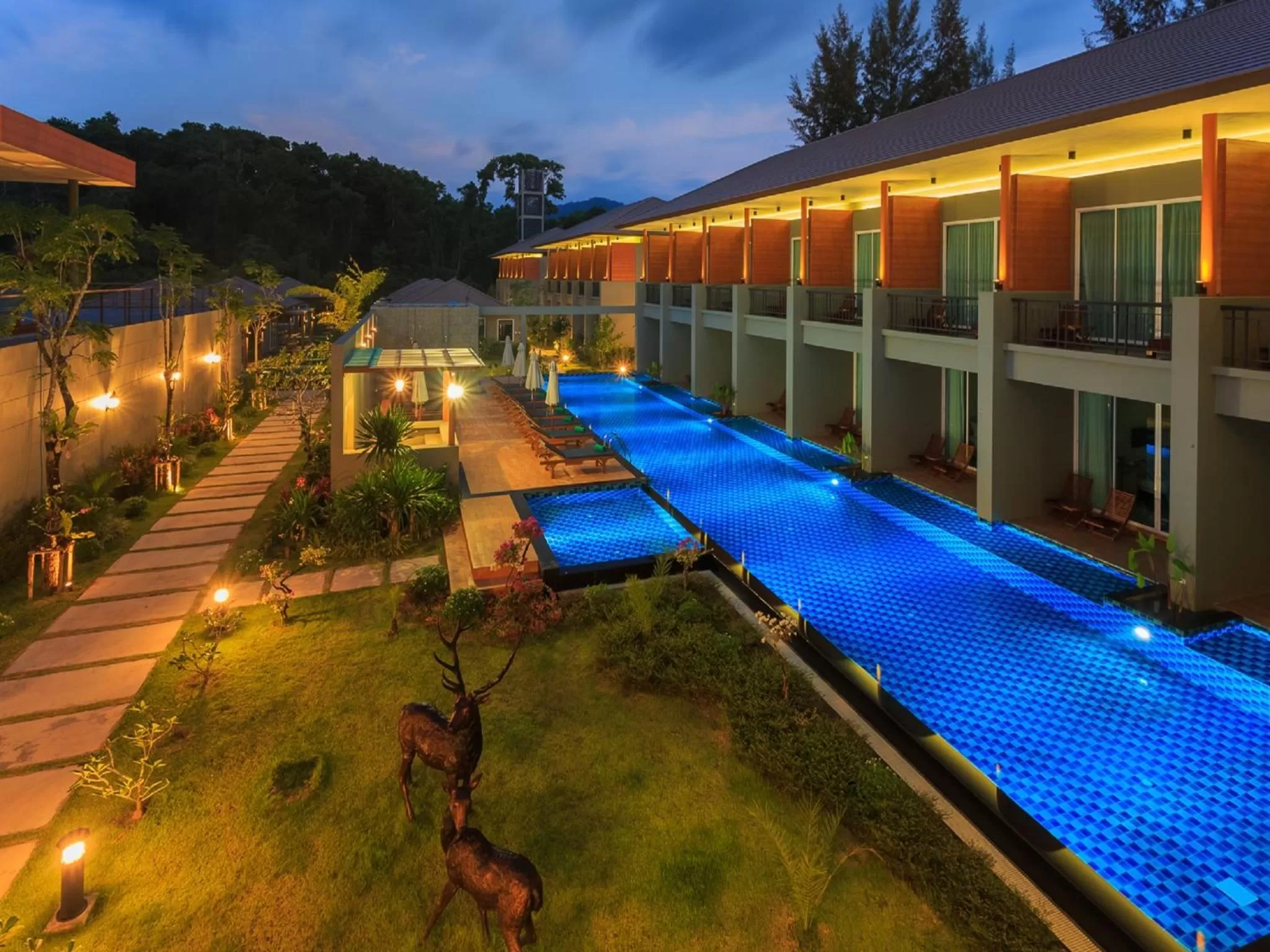 Night in Khaolak Forest Resort