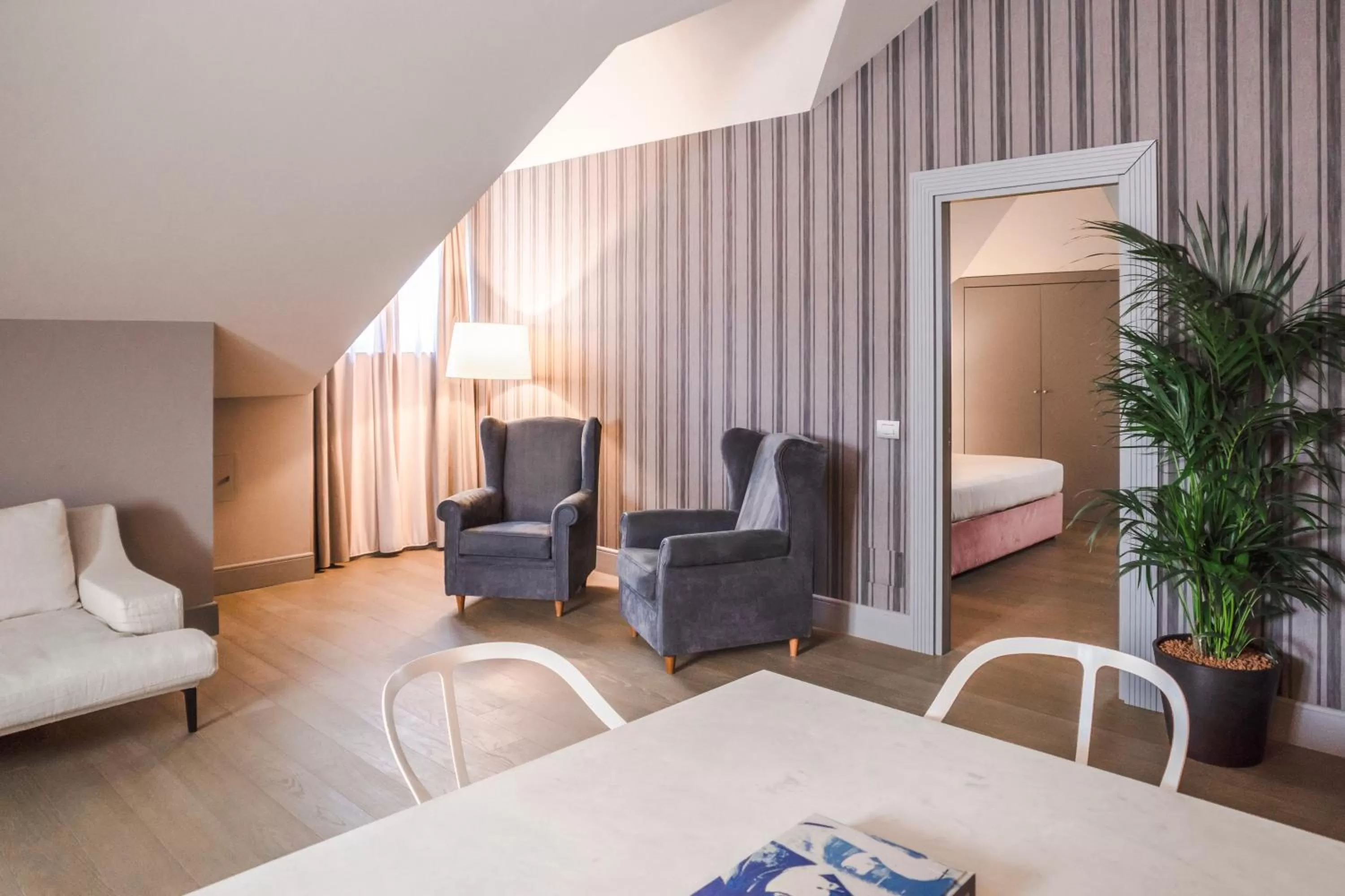 Living room in Palazzo Cornalia