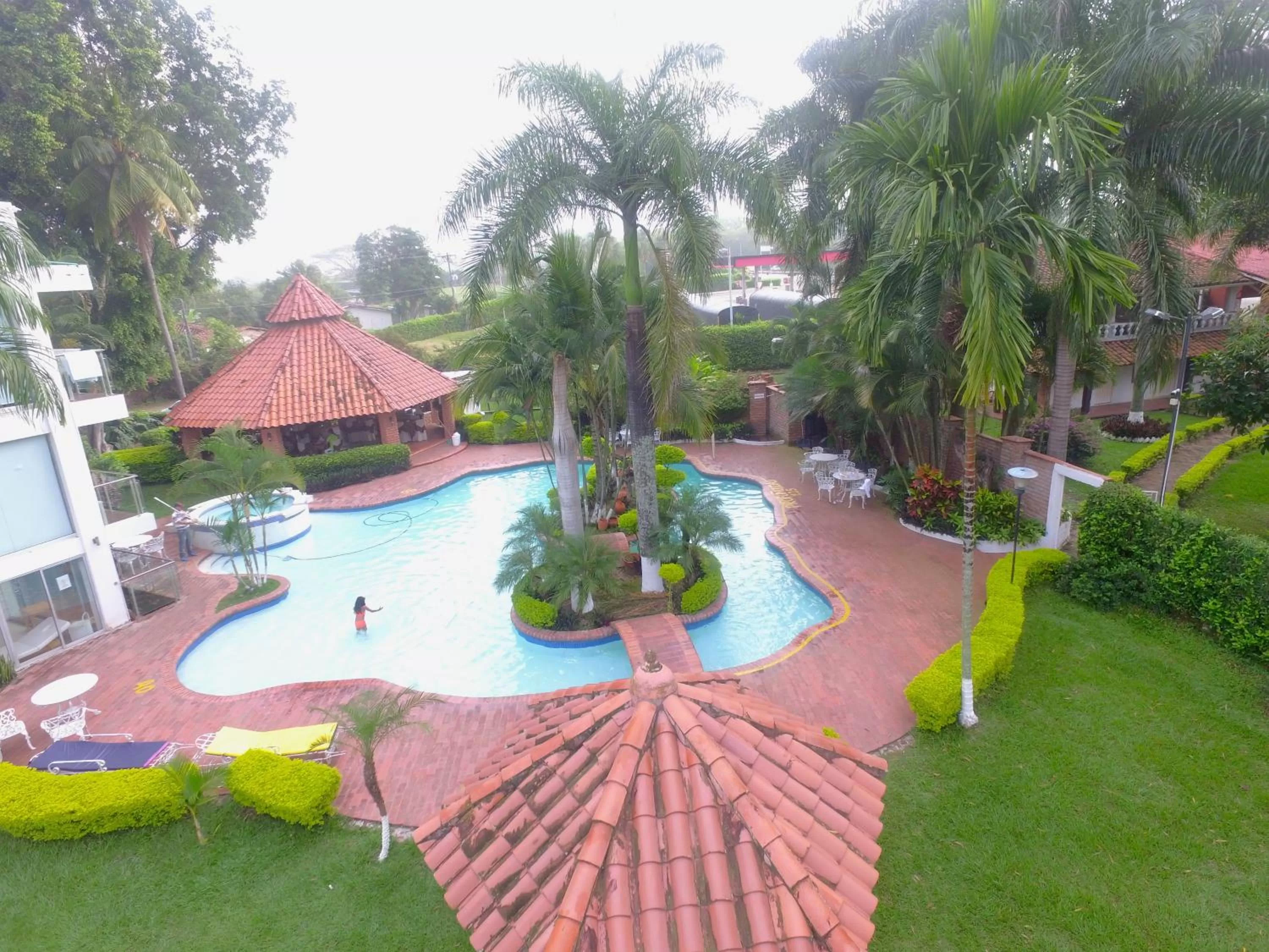 Swimming pool, Pool View in Hotel Herrera Polo