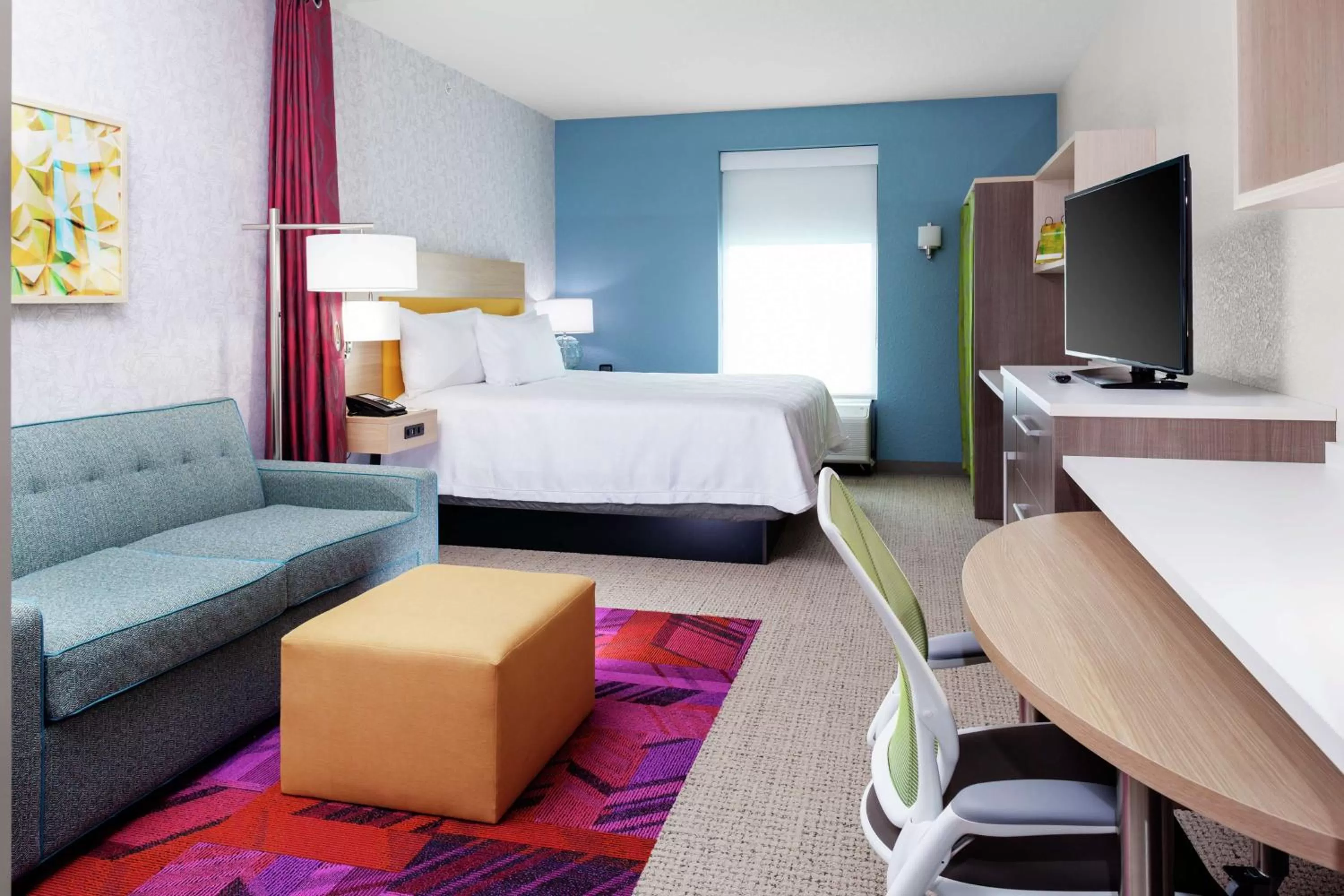Bedroom, Bed in Home2 Suites By Hilton Orlando South Park - Near Epic Universe
