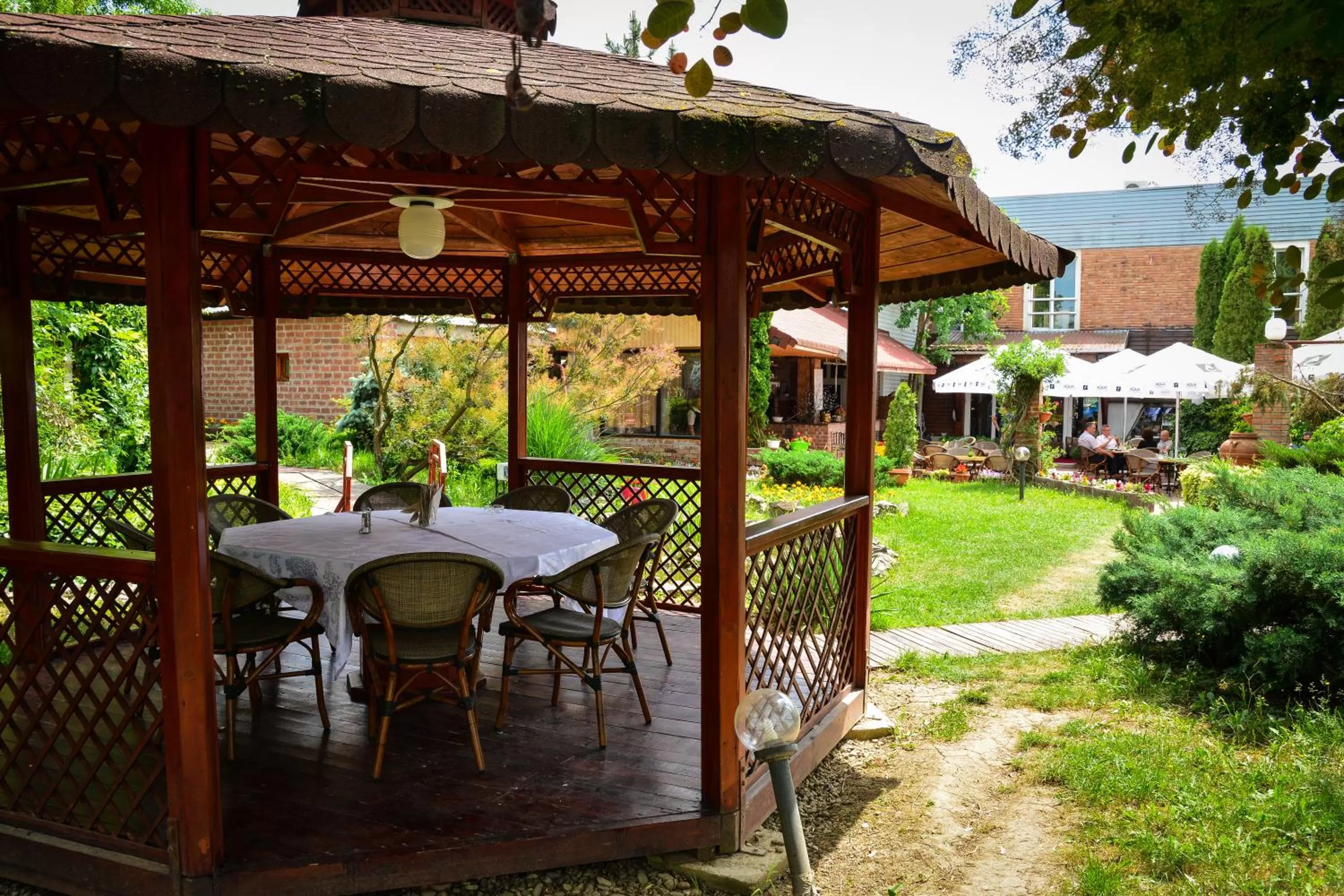 Patio in Hotel Senator
