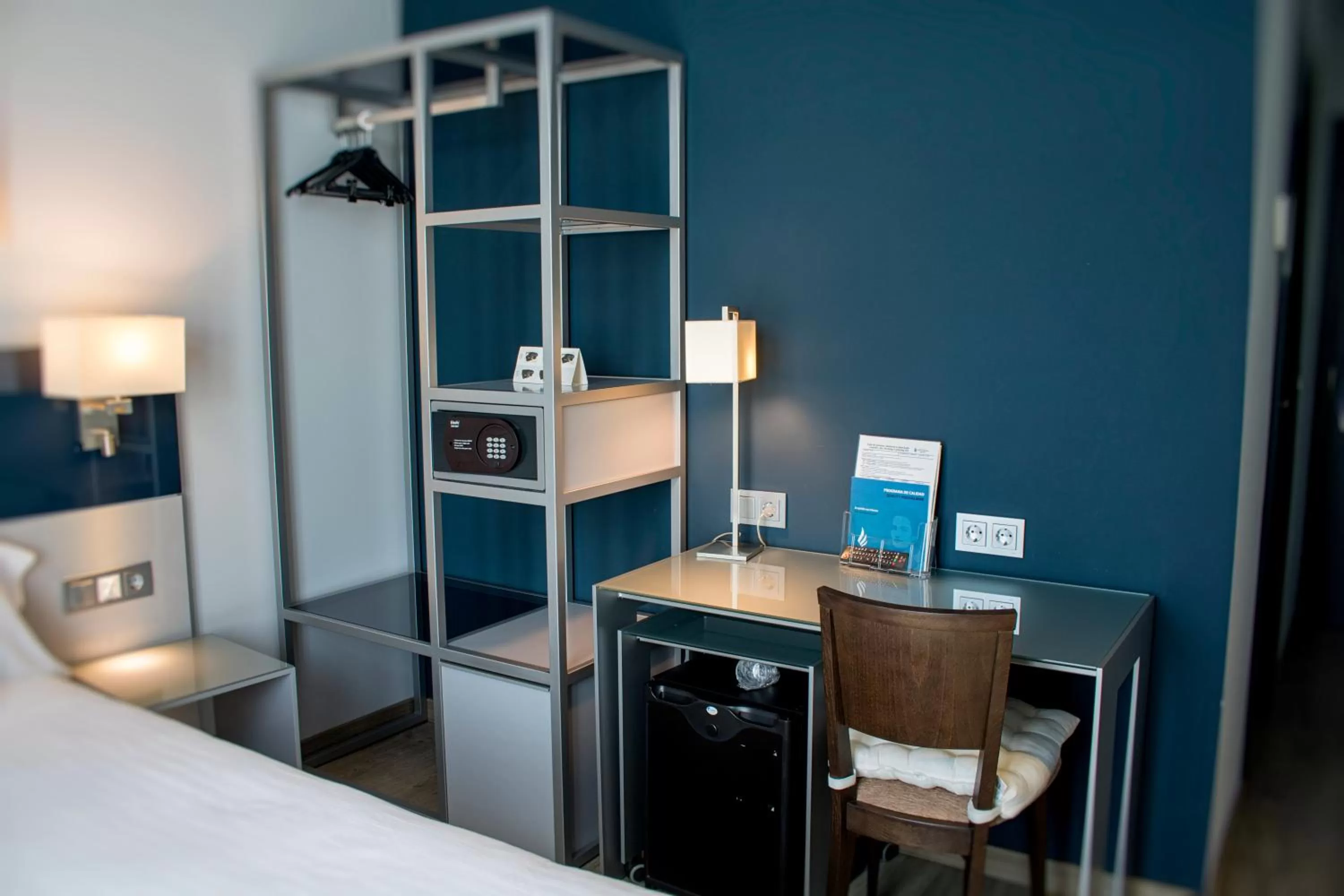 Decorative detail, Bed in Hotel Santa Eulalia