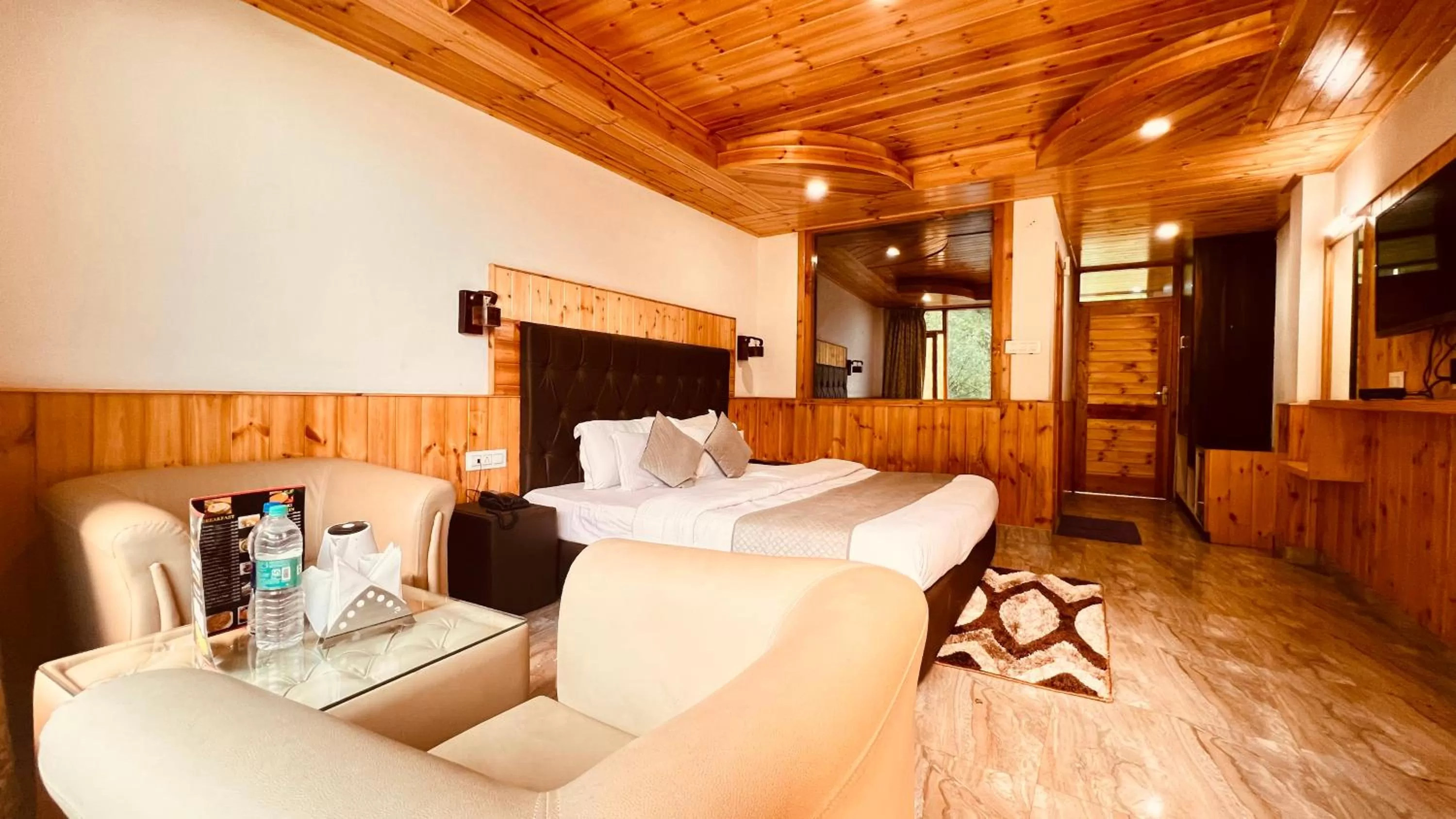 Seating Area in Himalayan Riverside Resort, Manali