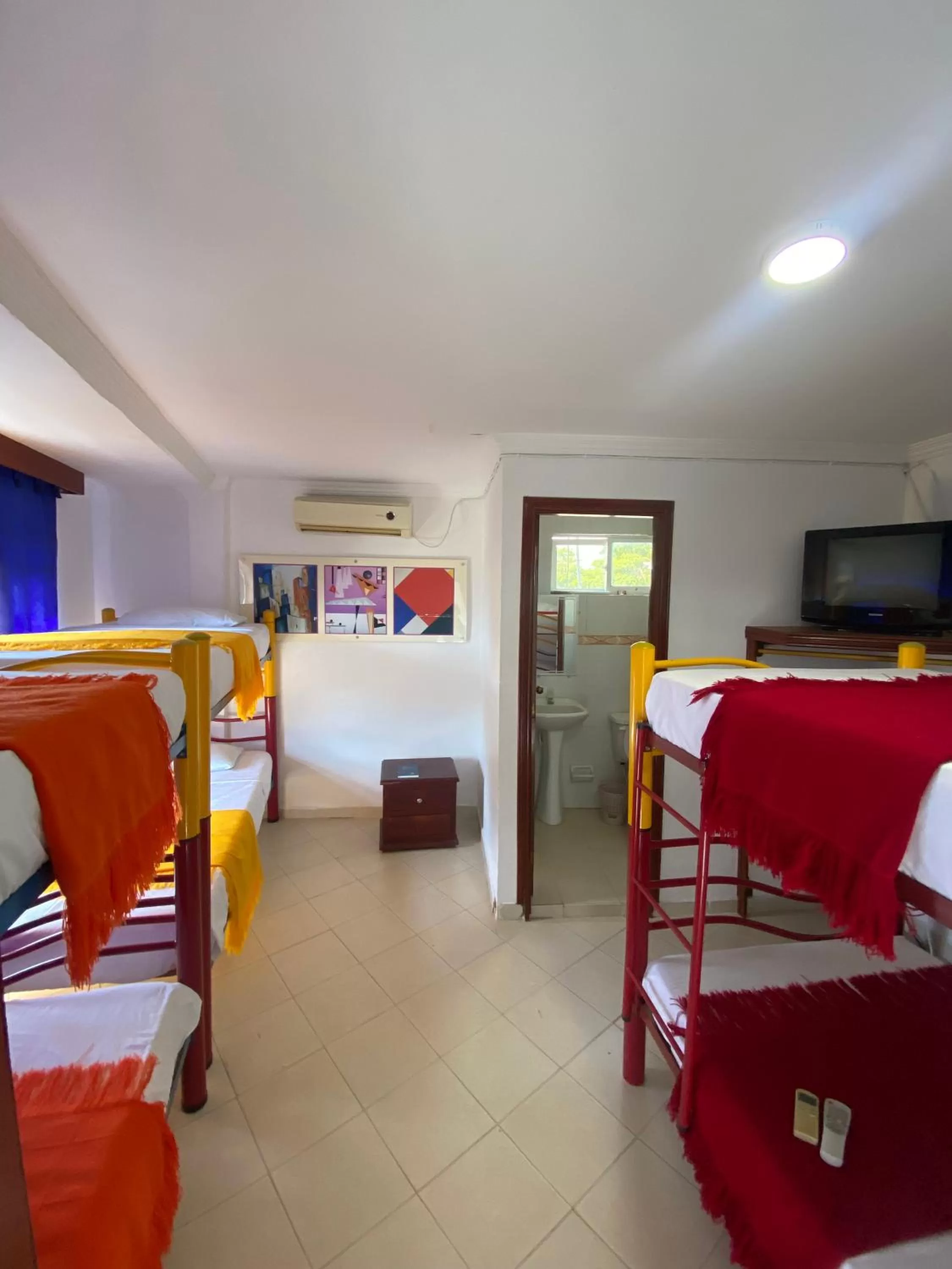 Bed in Hotel La Guajira