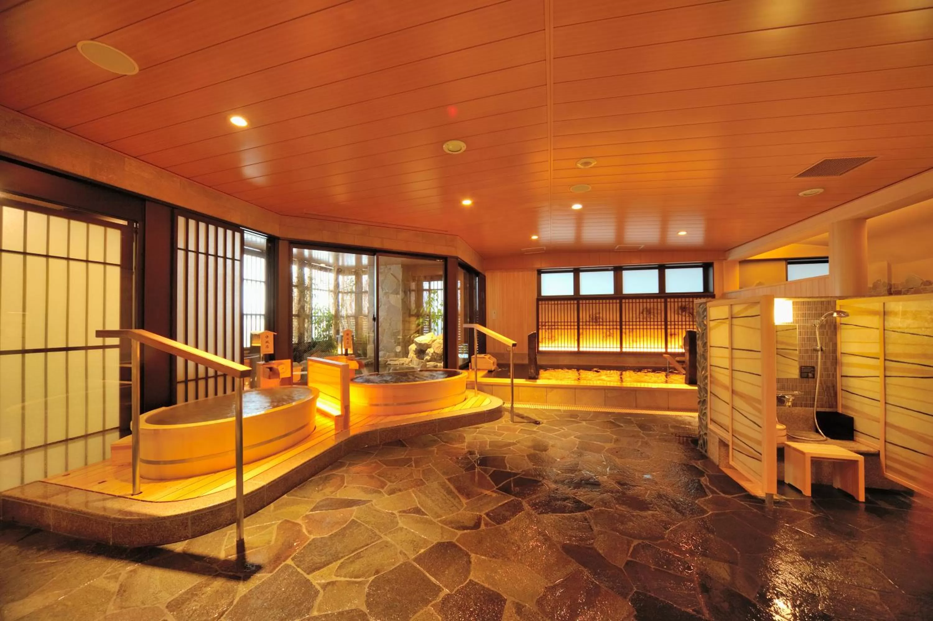 Hot Spring Bath in Onyado Nono Toyama Natural Hot Spring