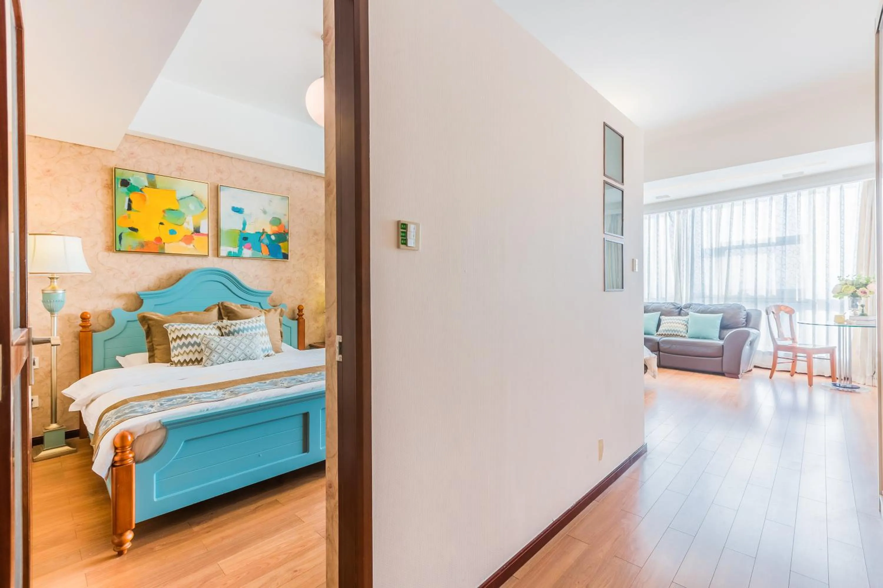 Bed in Westlake 7 Service Apartment