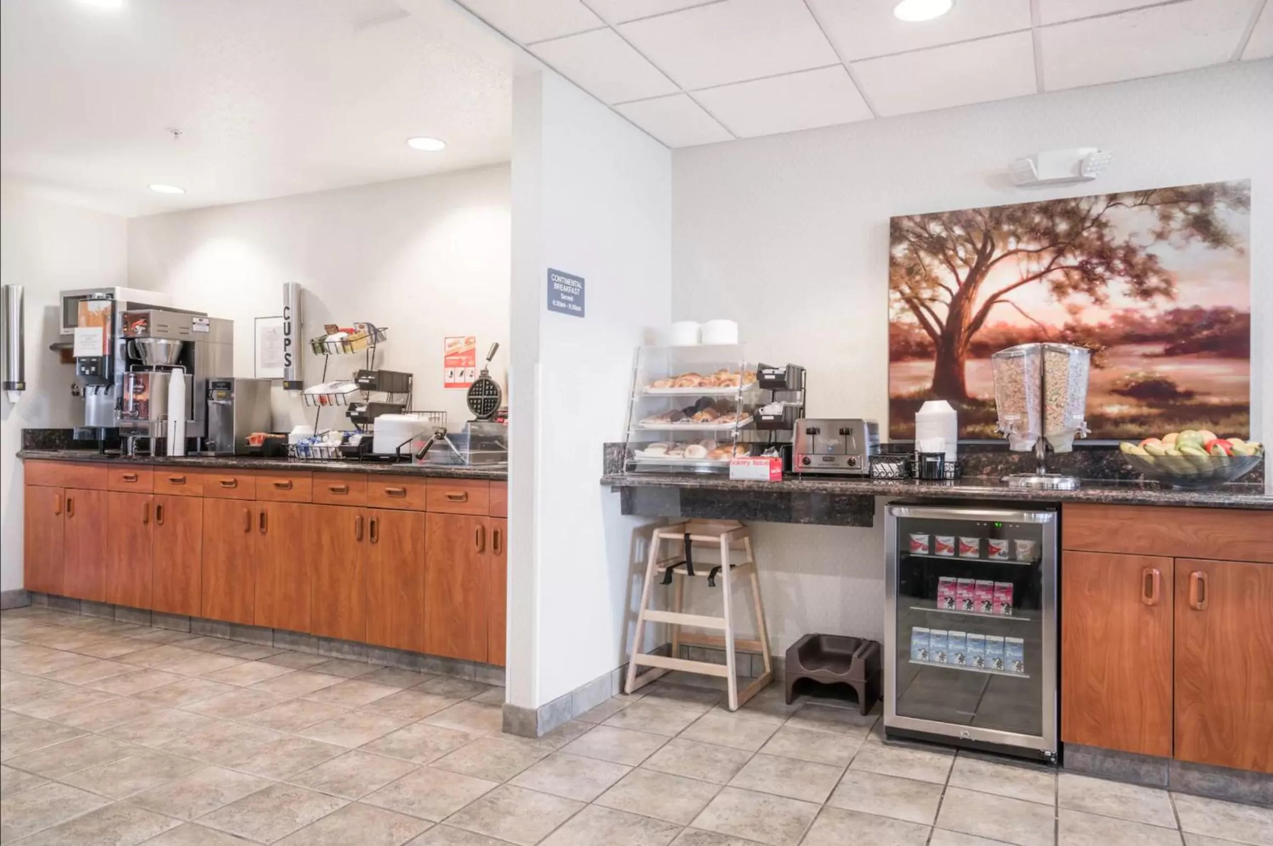 Continental breakfast in Microtel Inn & Suites by Wyndham Rice Lake