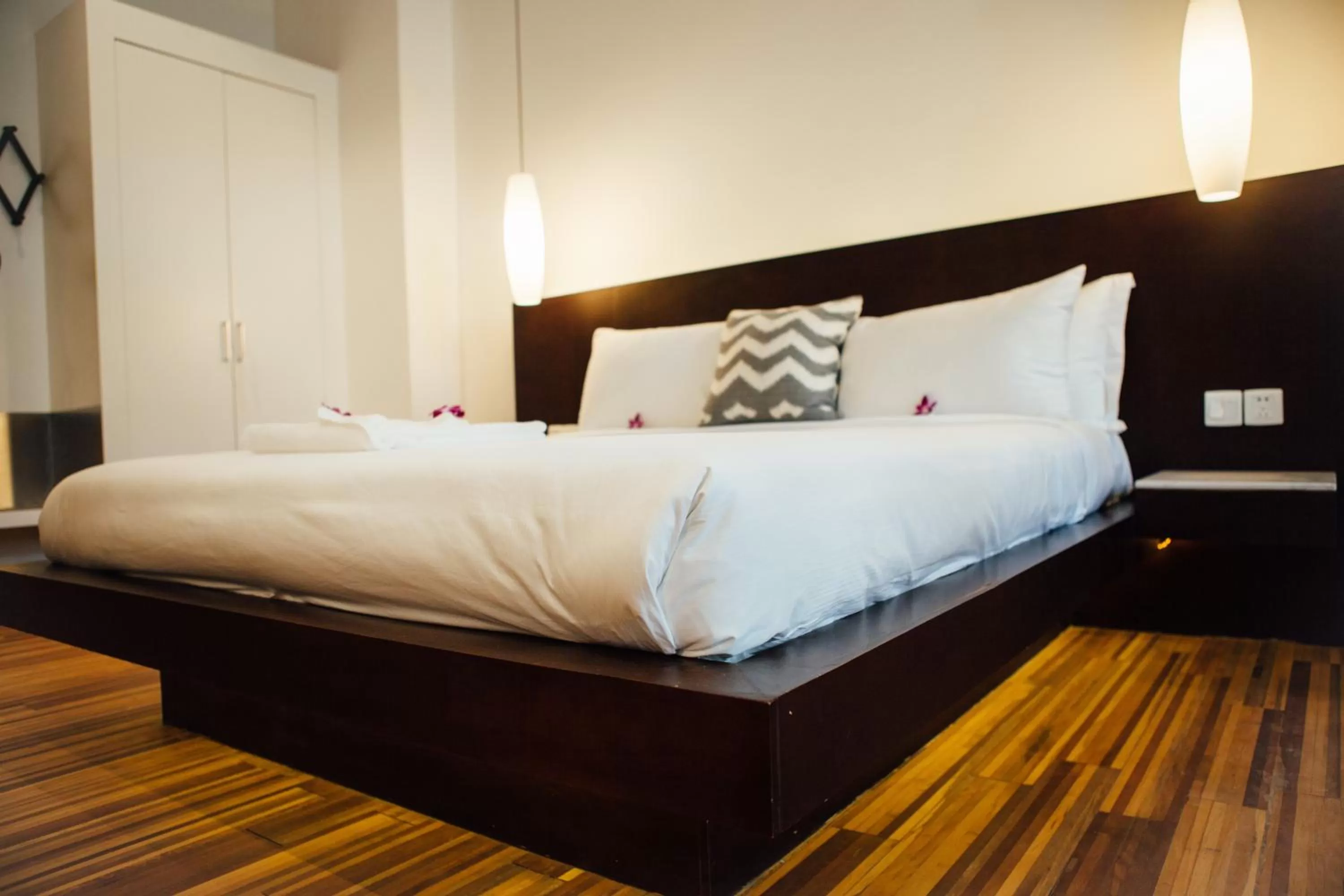 Decorative detail, Bed in TAO Riverside Residence