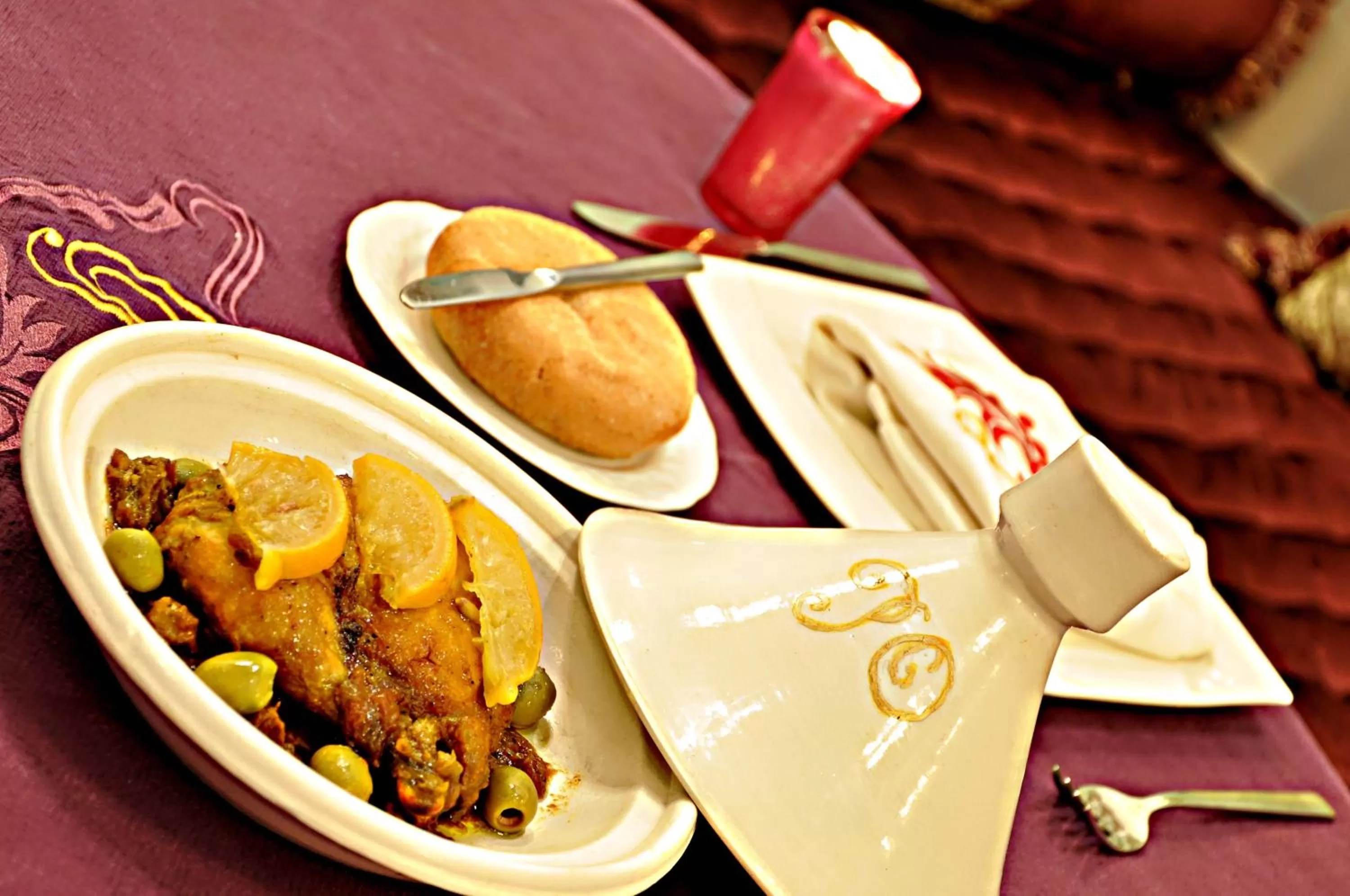 Food and drinks in Palais Ommeyad Suites & Spa