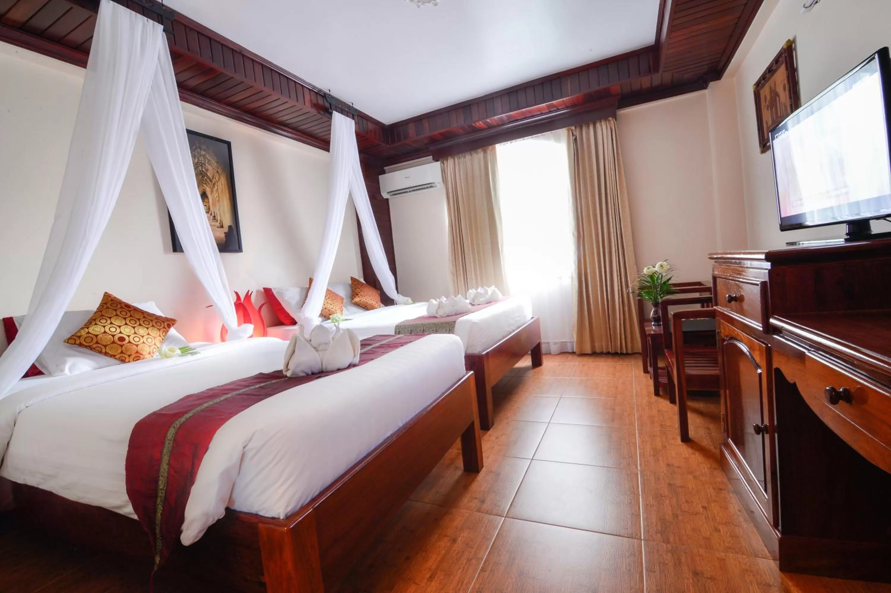 Bedroom, Bed in Angkor Pearl Hotel