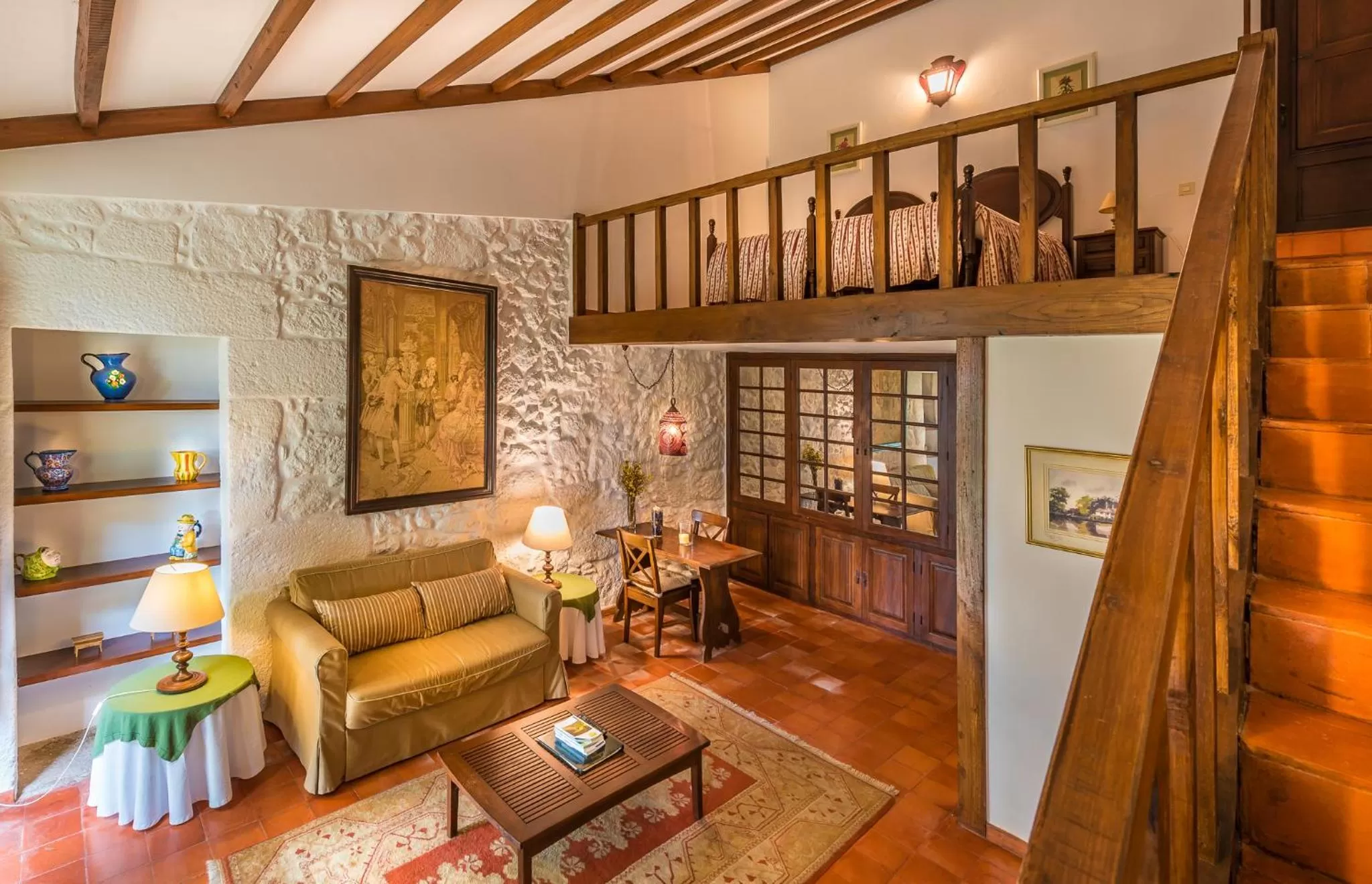 Living room in Paço de Calheiros - Turismo de Habitação