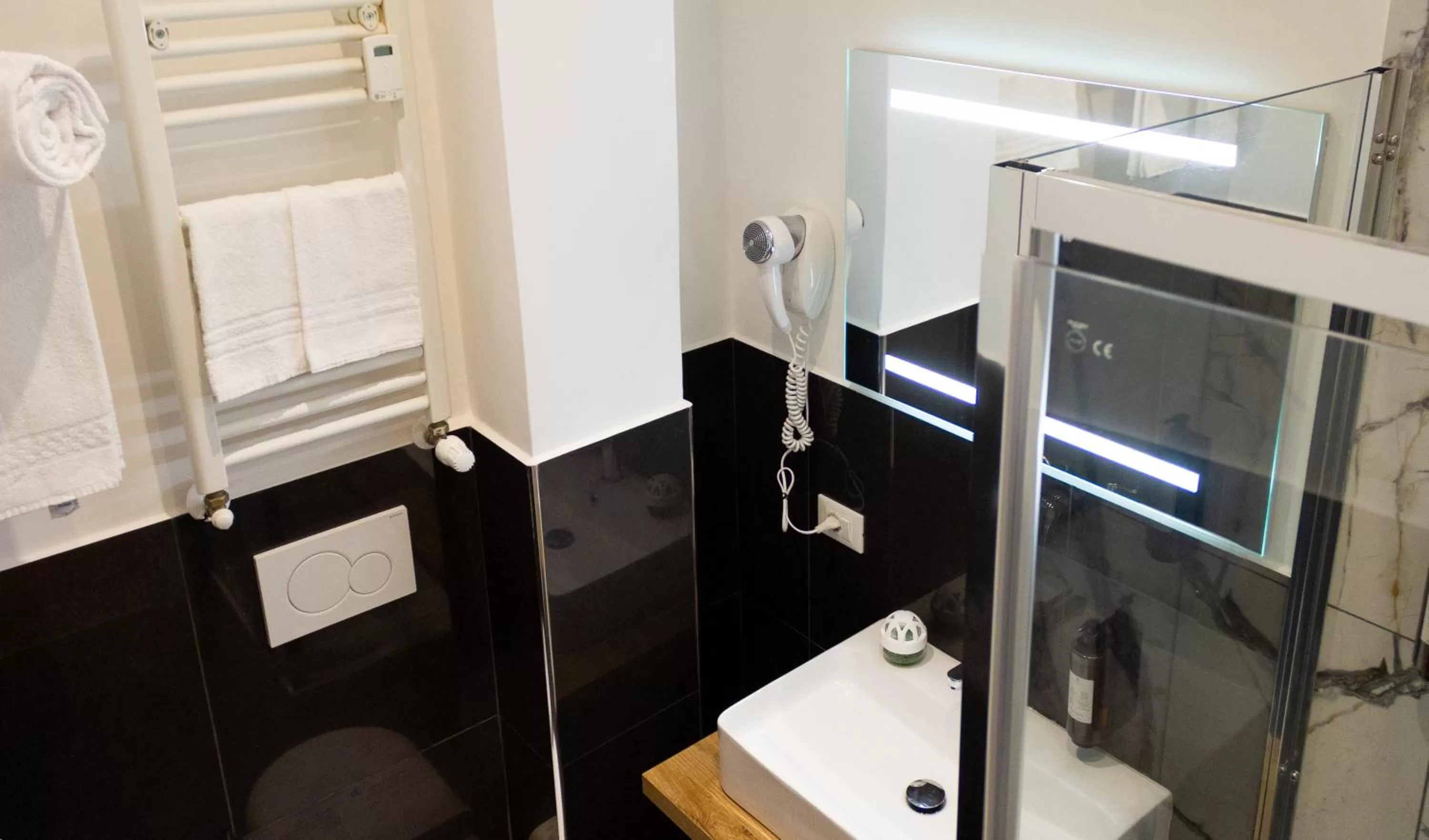 Shower in Michelangelo Vatican Rooms