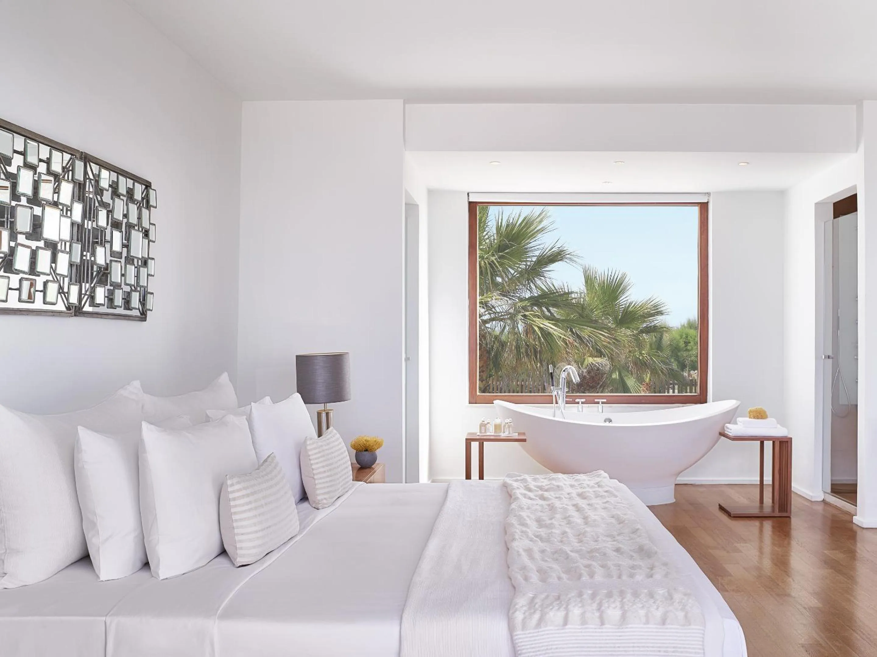 Bed in Amirandes, A Grecotel Resort to Live