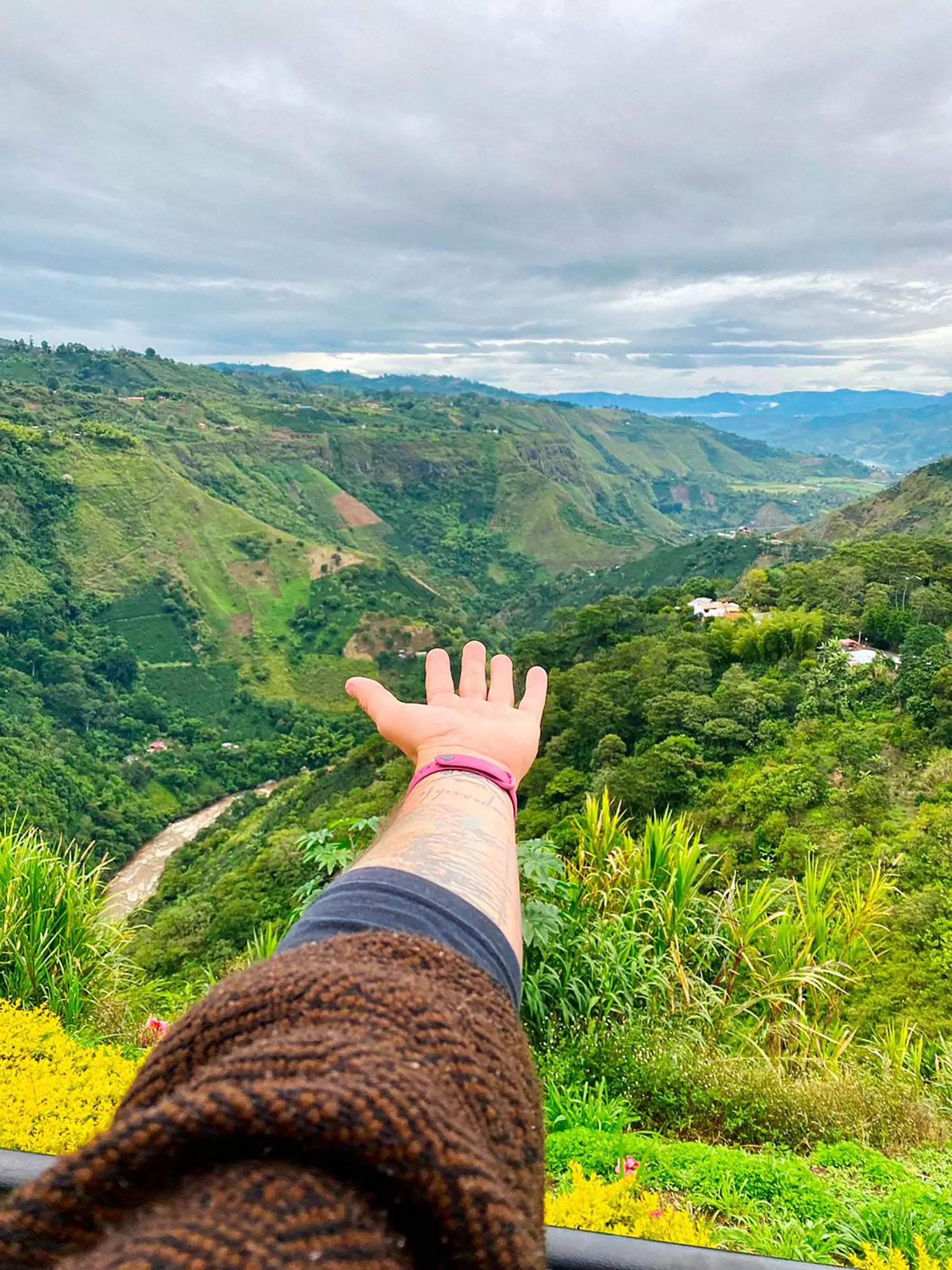Mountain view in Hotel Kasama