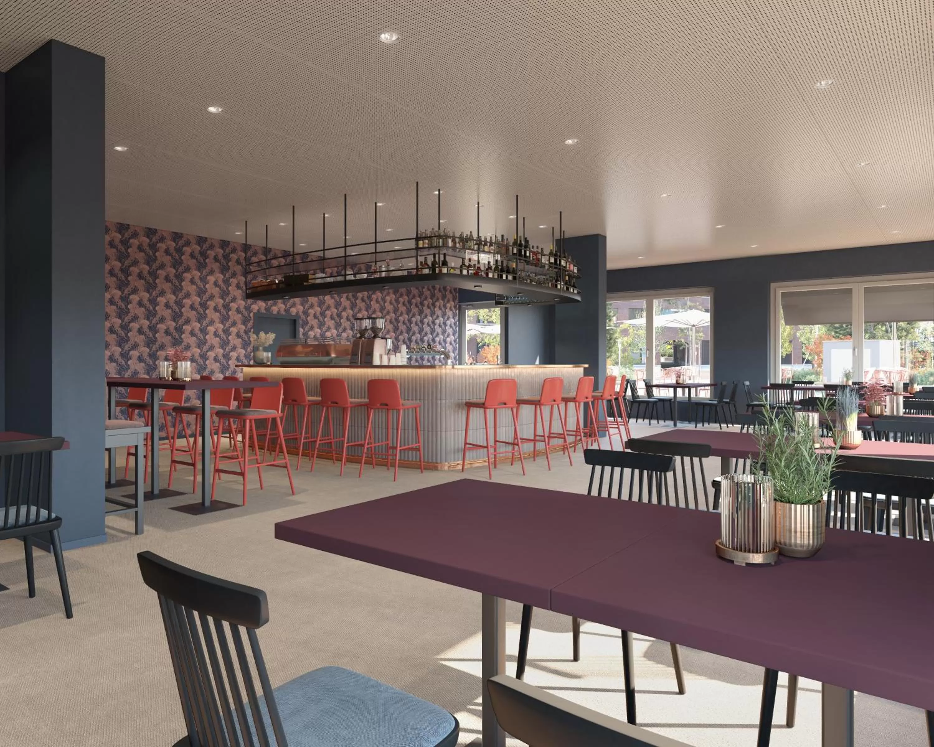 Restaurant/places to eat in b-smart hotel Arbon