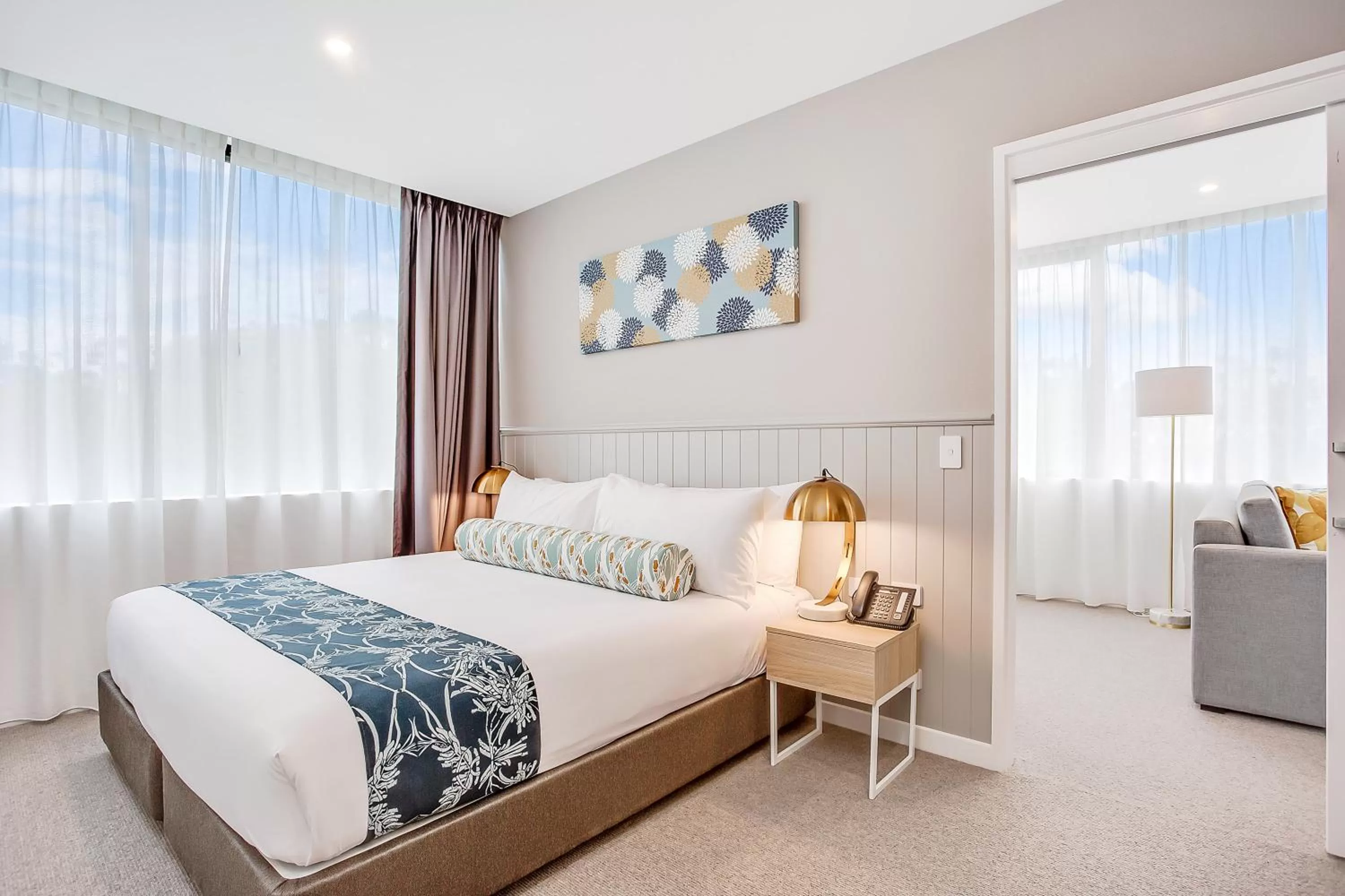 Bedroom, Bed in Mantra at Sharks