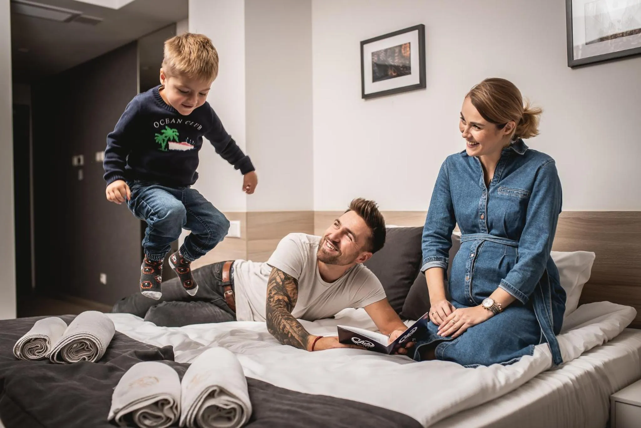 Family, Bed in Lubhotel