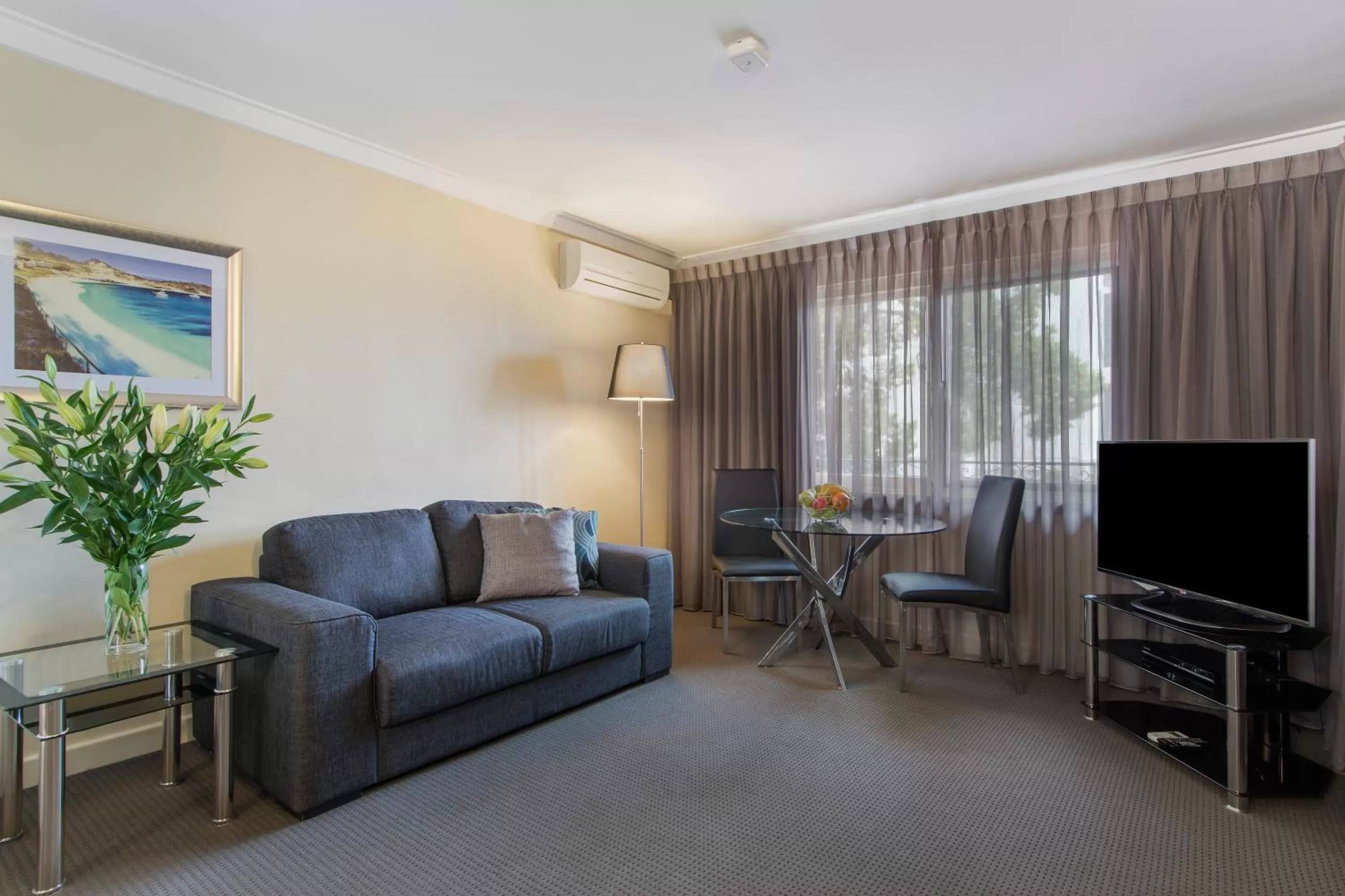 Living room in The Peninsula Riverside Serviced Apartments
