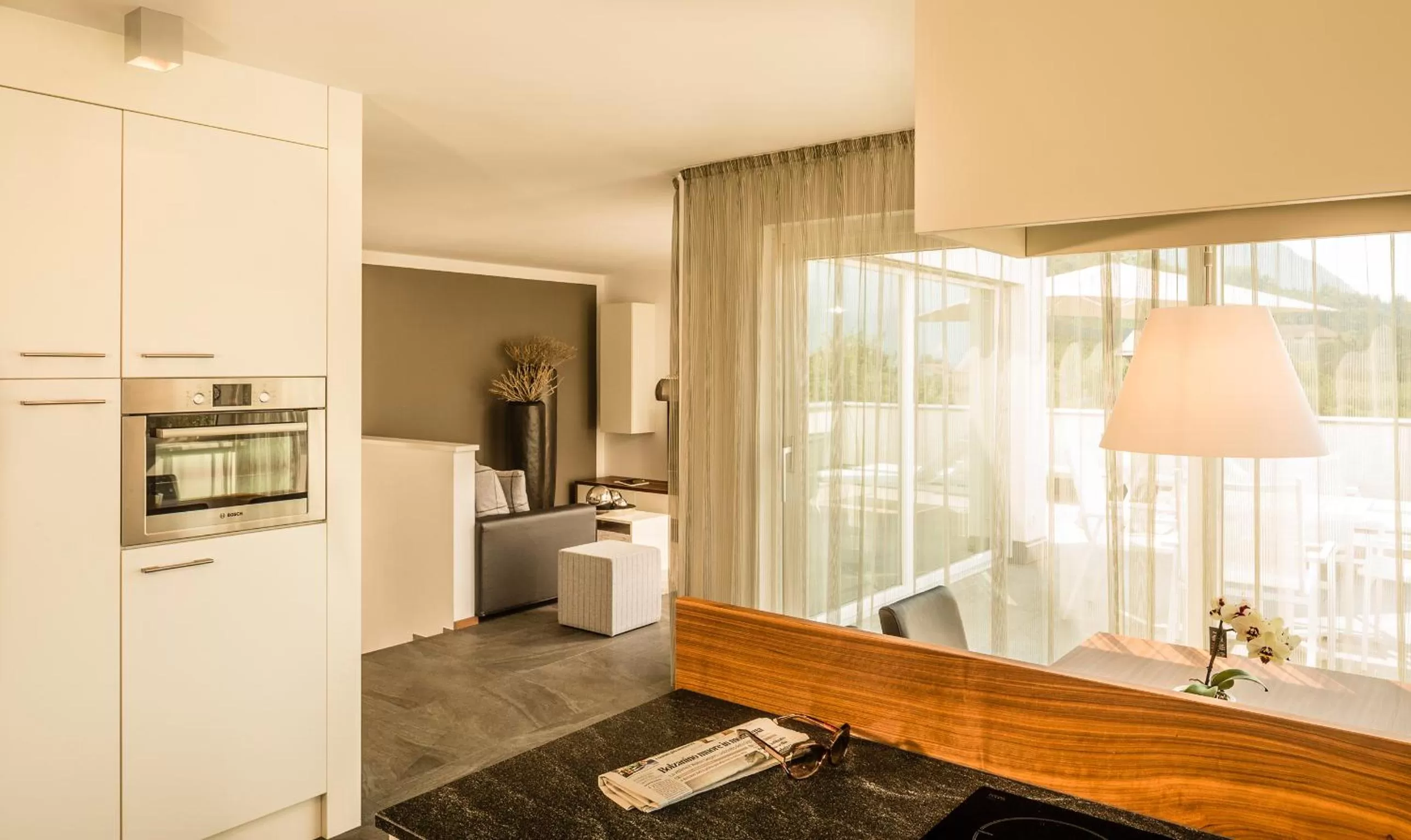 Living room in Hidalgo Suites